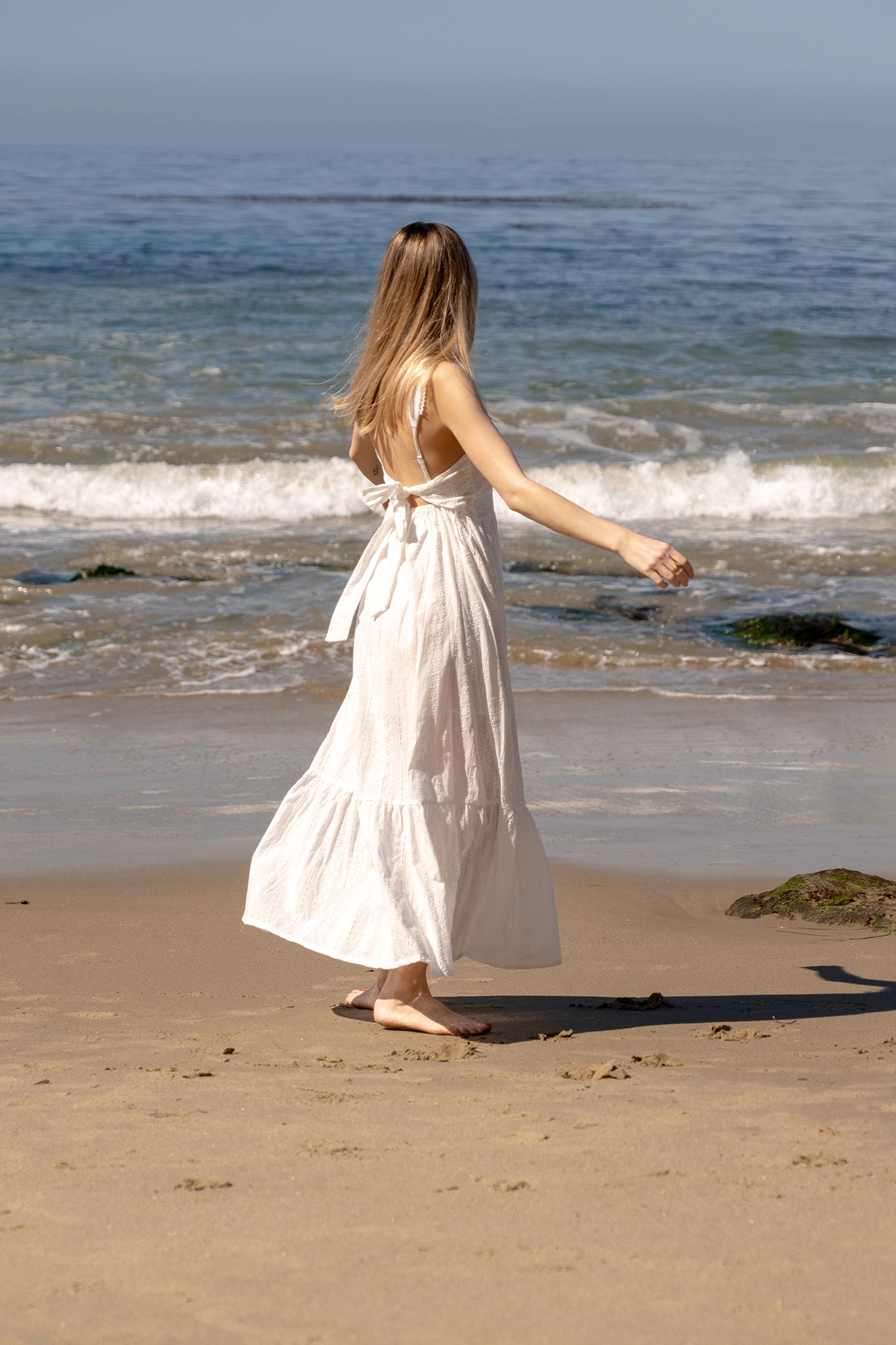 Saltbloom Eyelet Maxi Dress