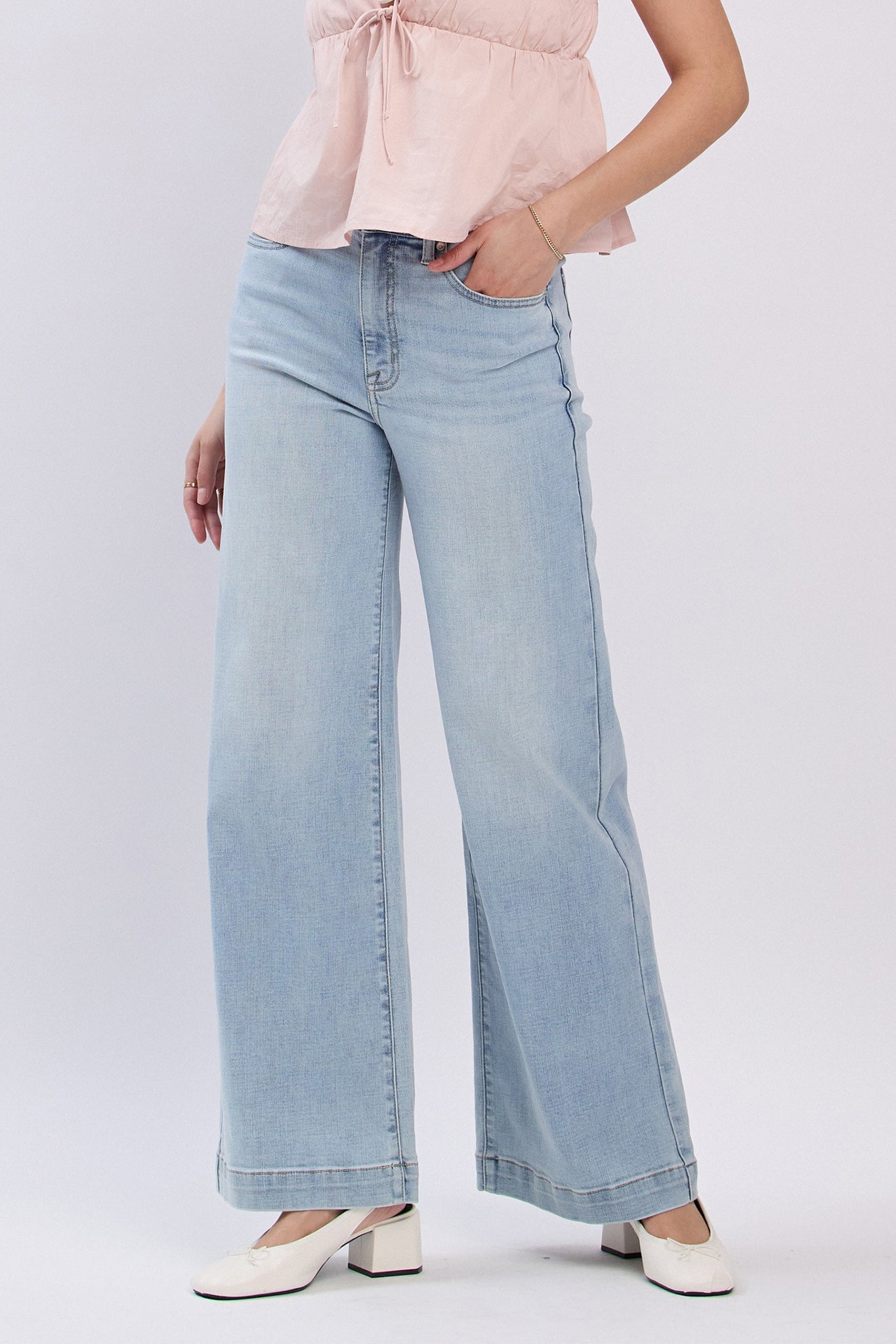 Eunina Chloe Super High Rise Trouser in Bailey