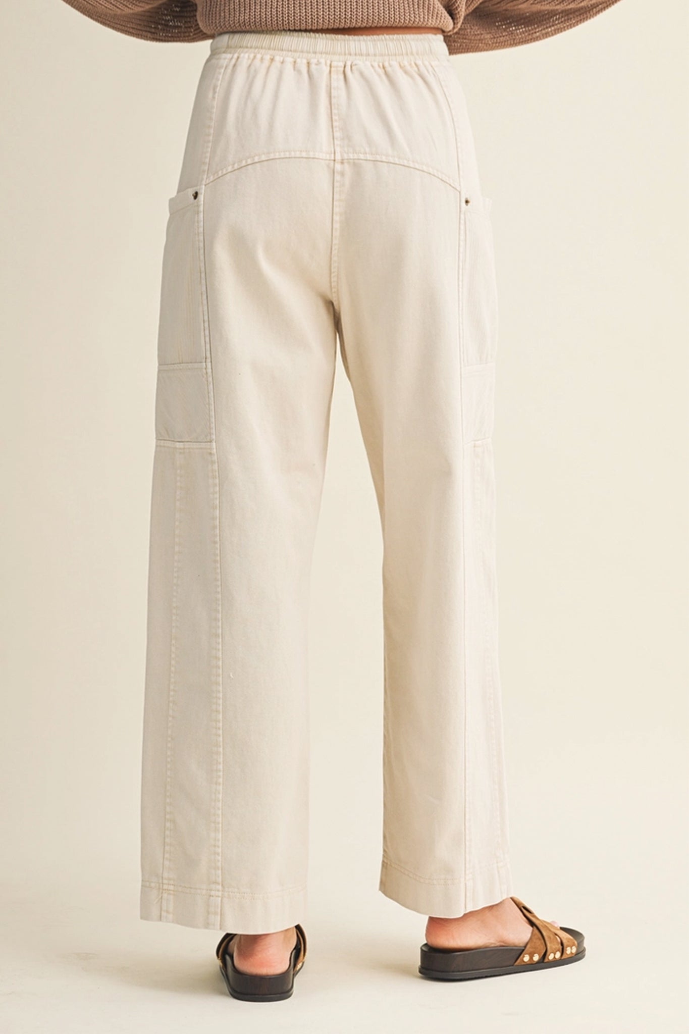 Side Pocket Wide Leg Pants