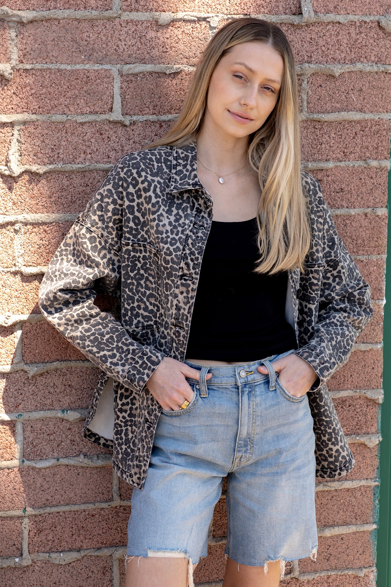 Wild & Free Leopard Print Shacket