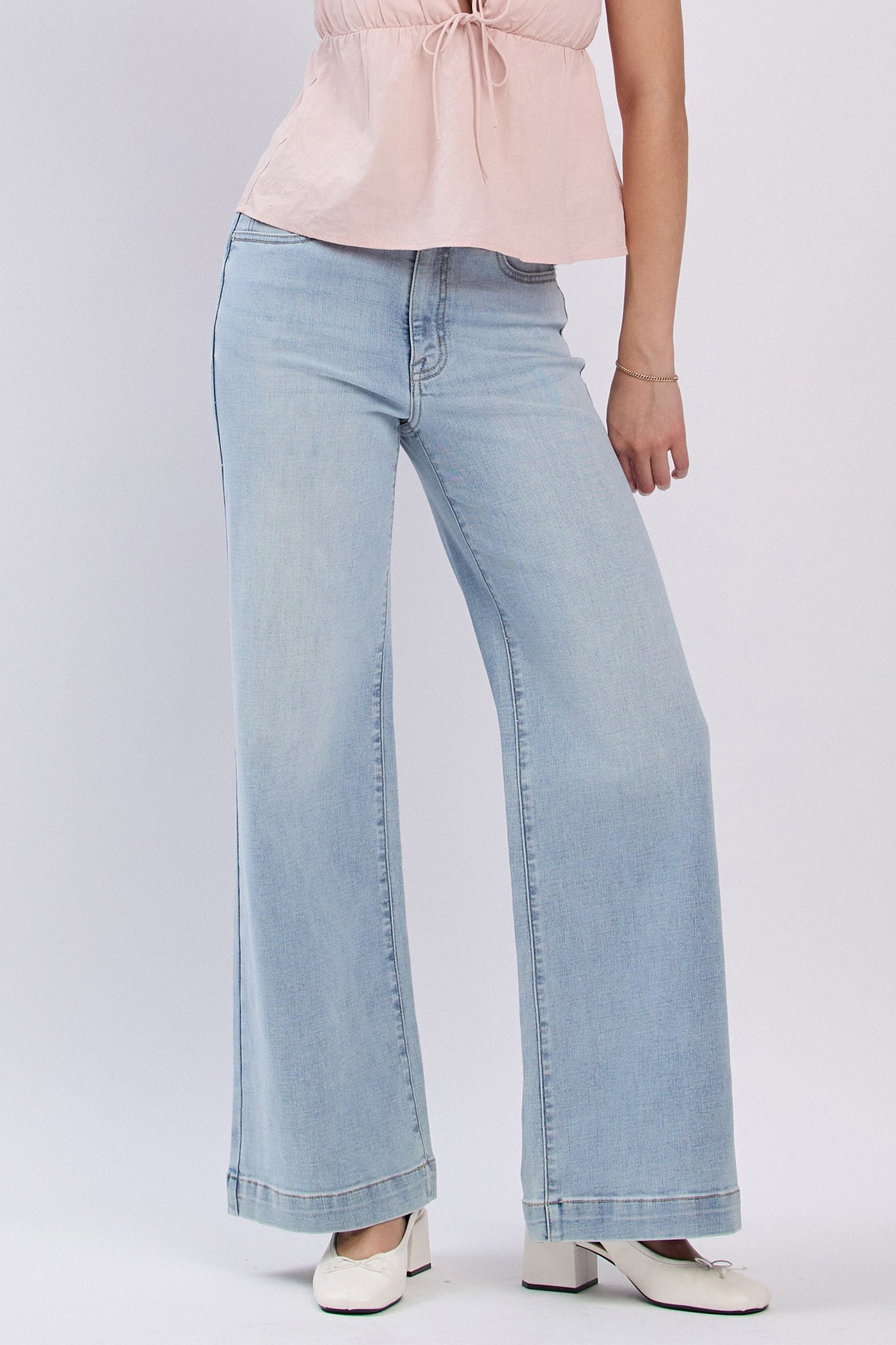 Eunina Chloe Super High Rise Trouser in Bailey