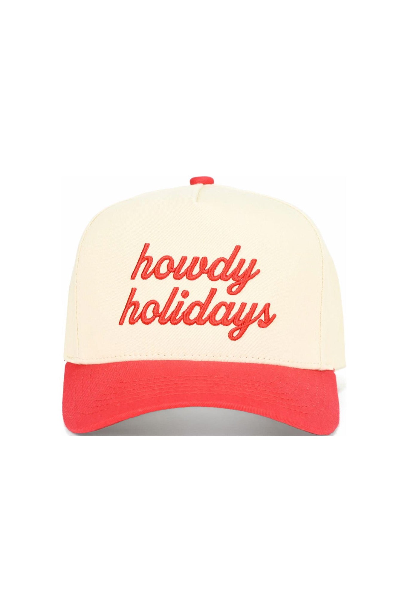 Howdy Holidays Hat in Red