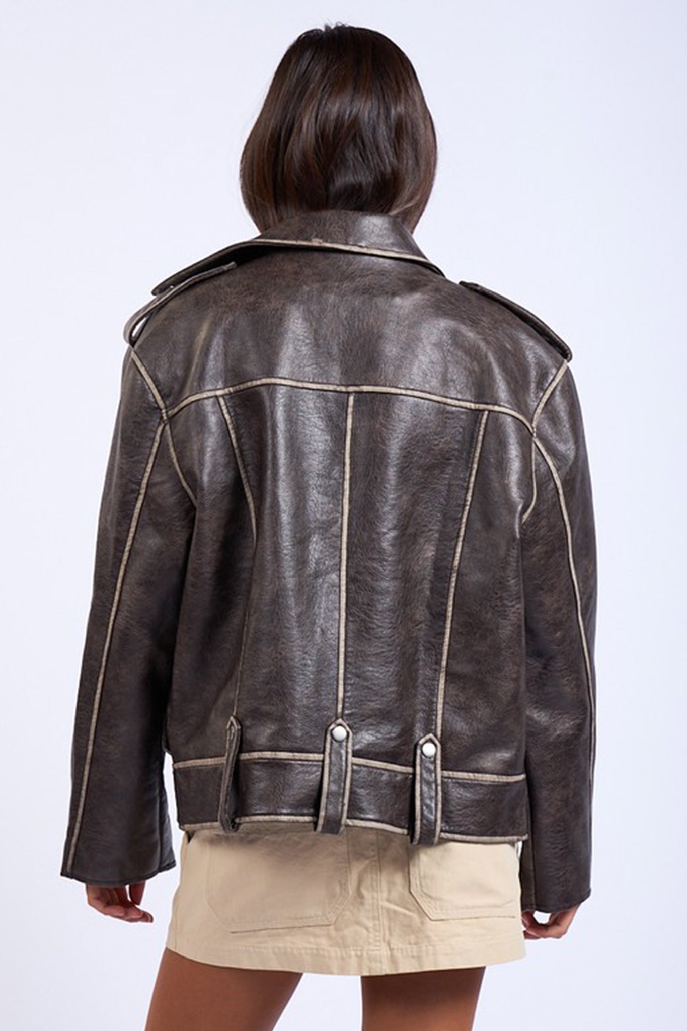 Oversized Moto Jacket