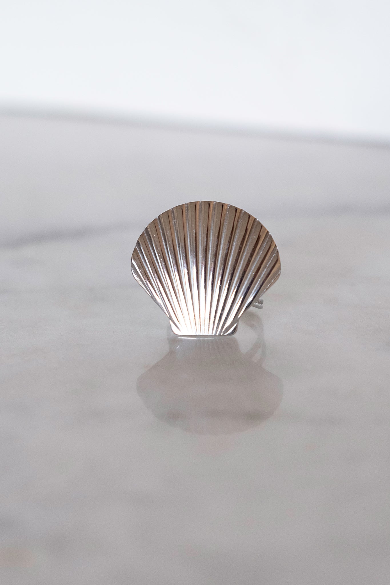 Shell Ring in Silver
