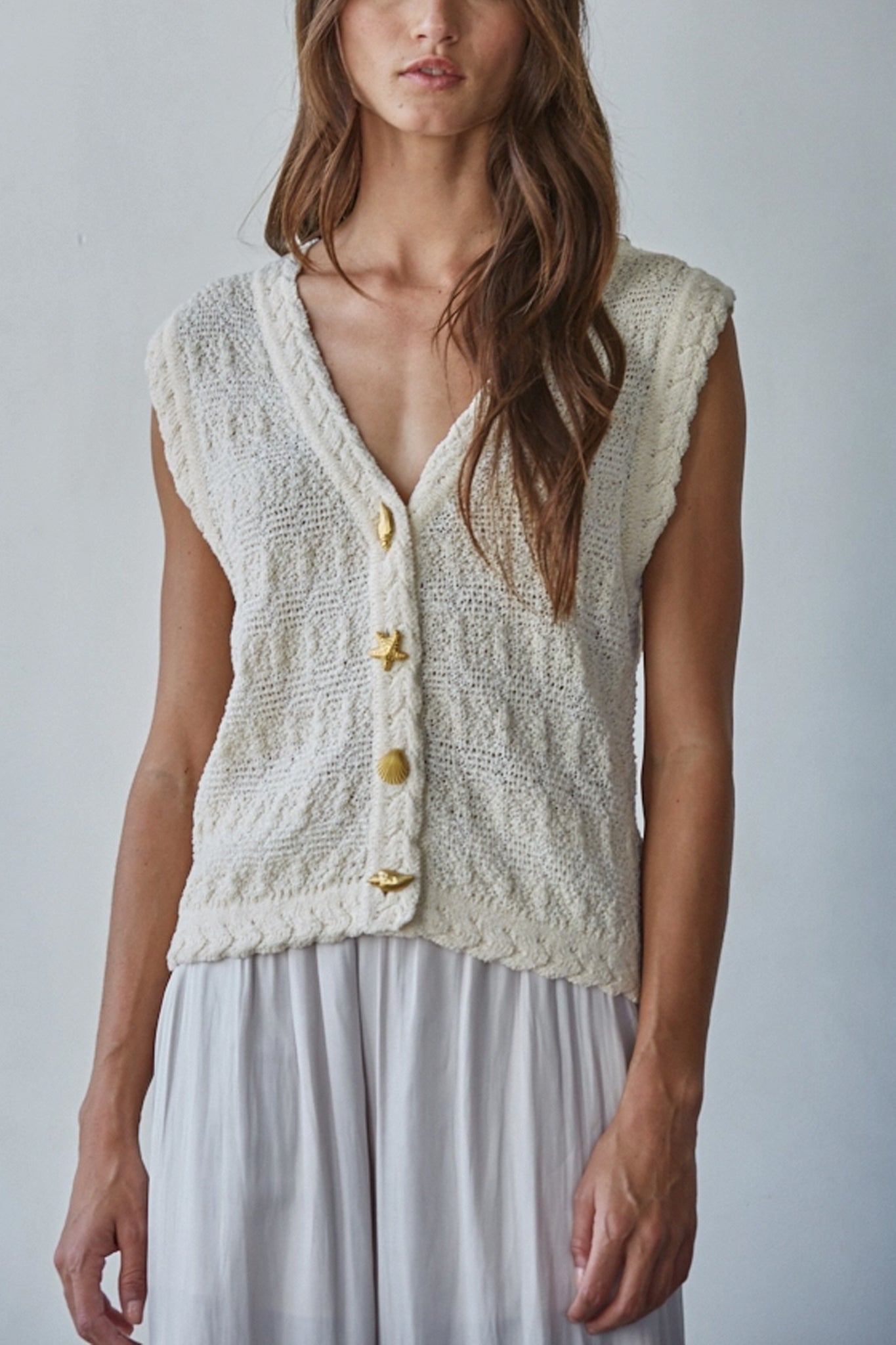 Seaside Treasure Knit Vest