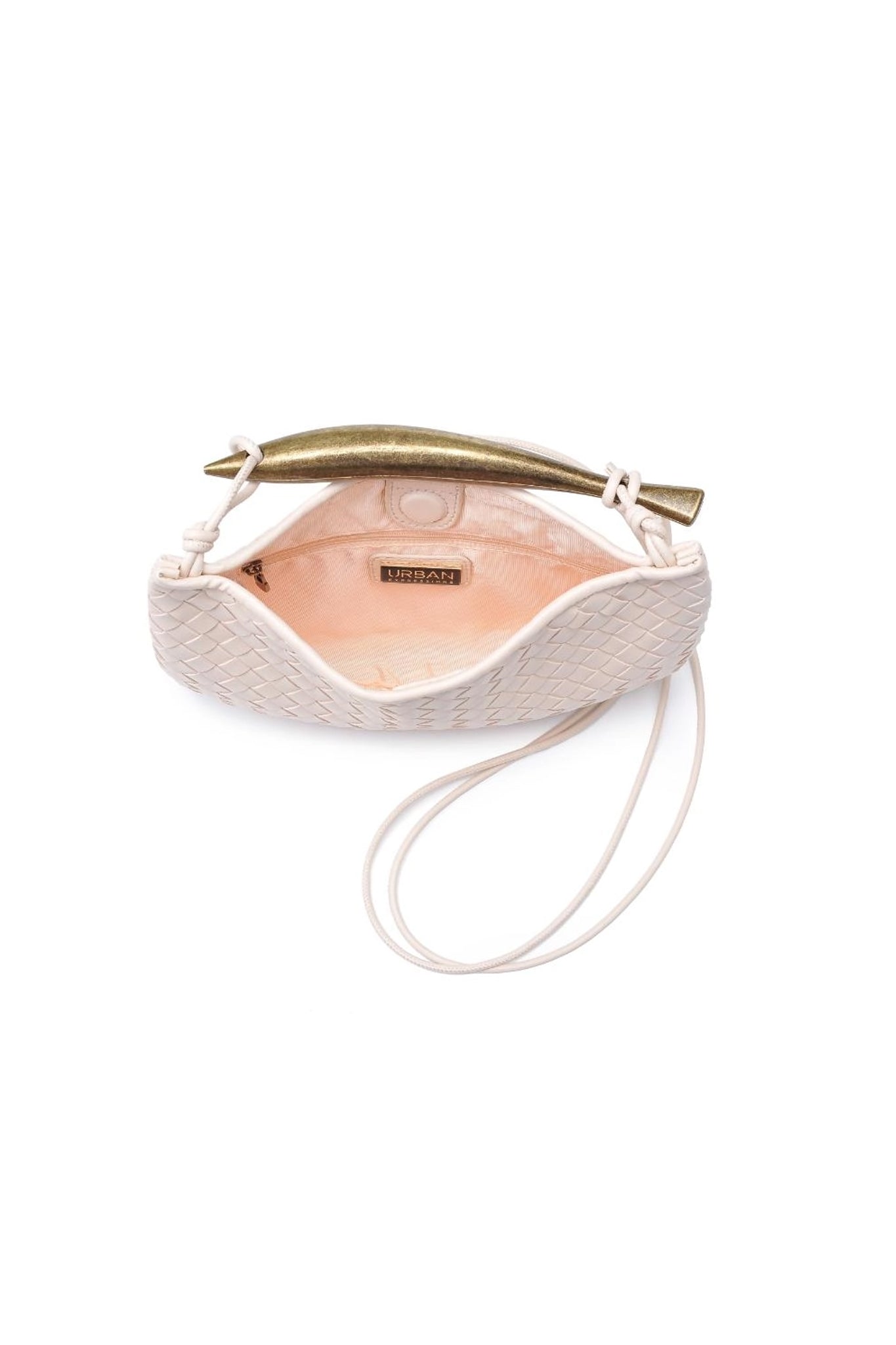 Uma Woven Crossbody in Oatmilk
