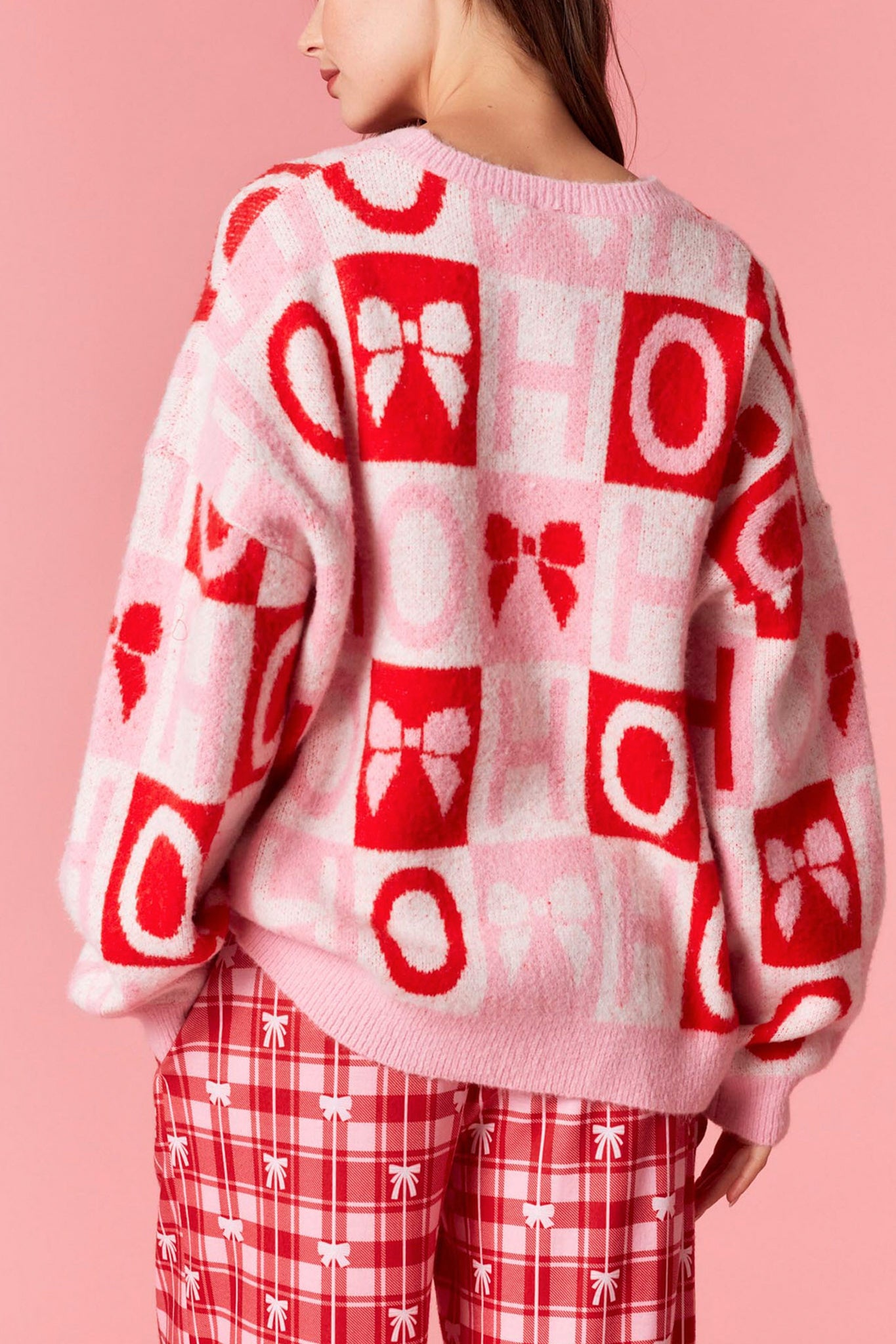 Ho Ho Ho Color Block Sweater