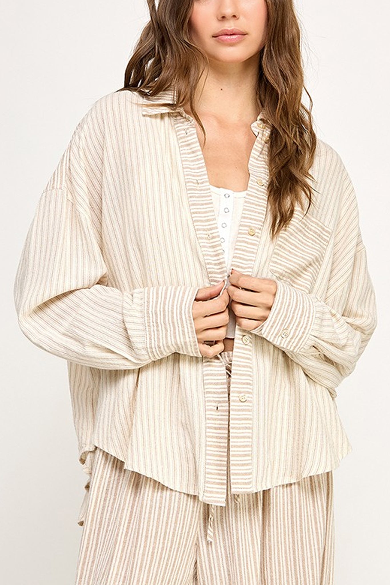 Soft Washed Stripe Shirt