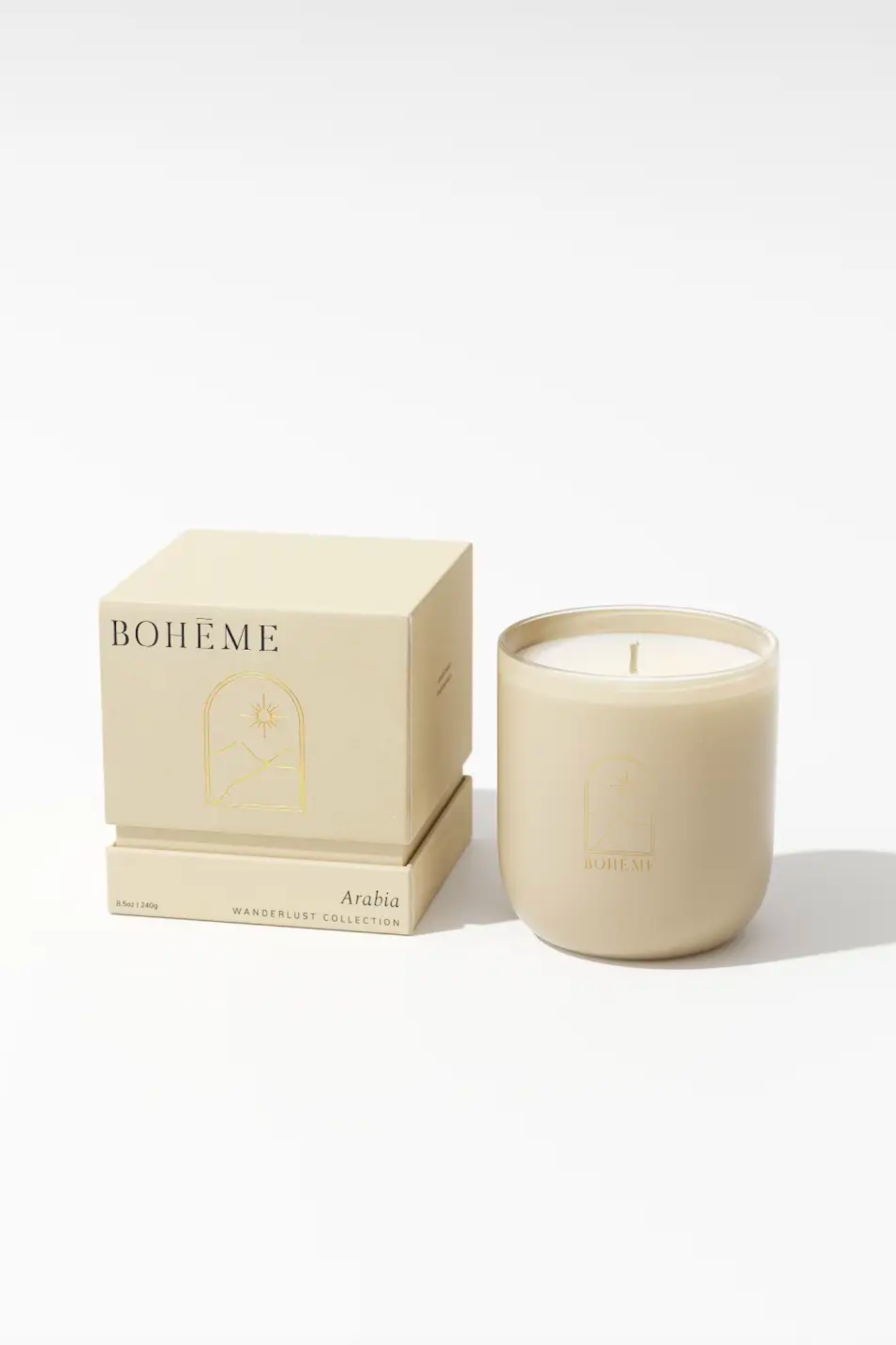 View 1 of Boheme Arabia Candle, a Candles from Larrea Cove. Detail: 
<span data-mce-fragment="1" cla...