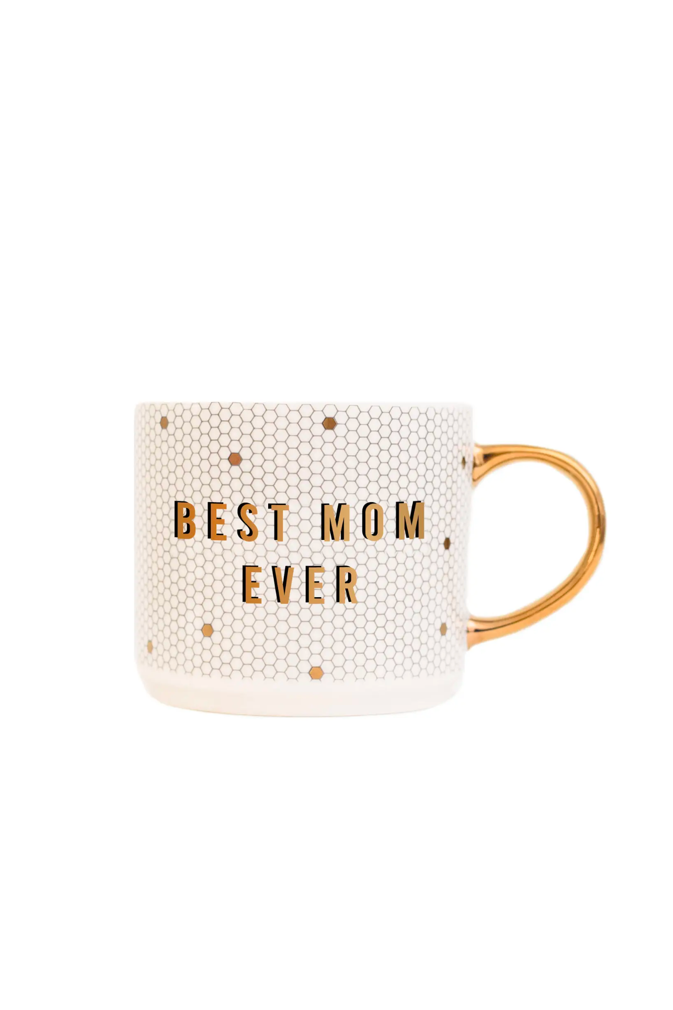 View 2 of Best Mom Ever Tiled Mug, a Home & Decor from Larrea Cove. Detail: .