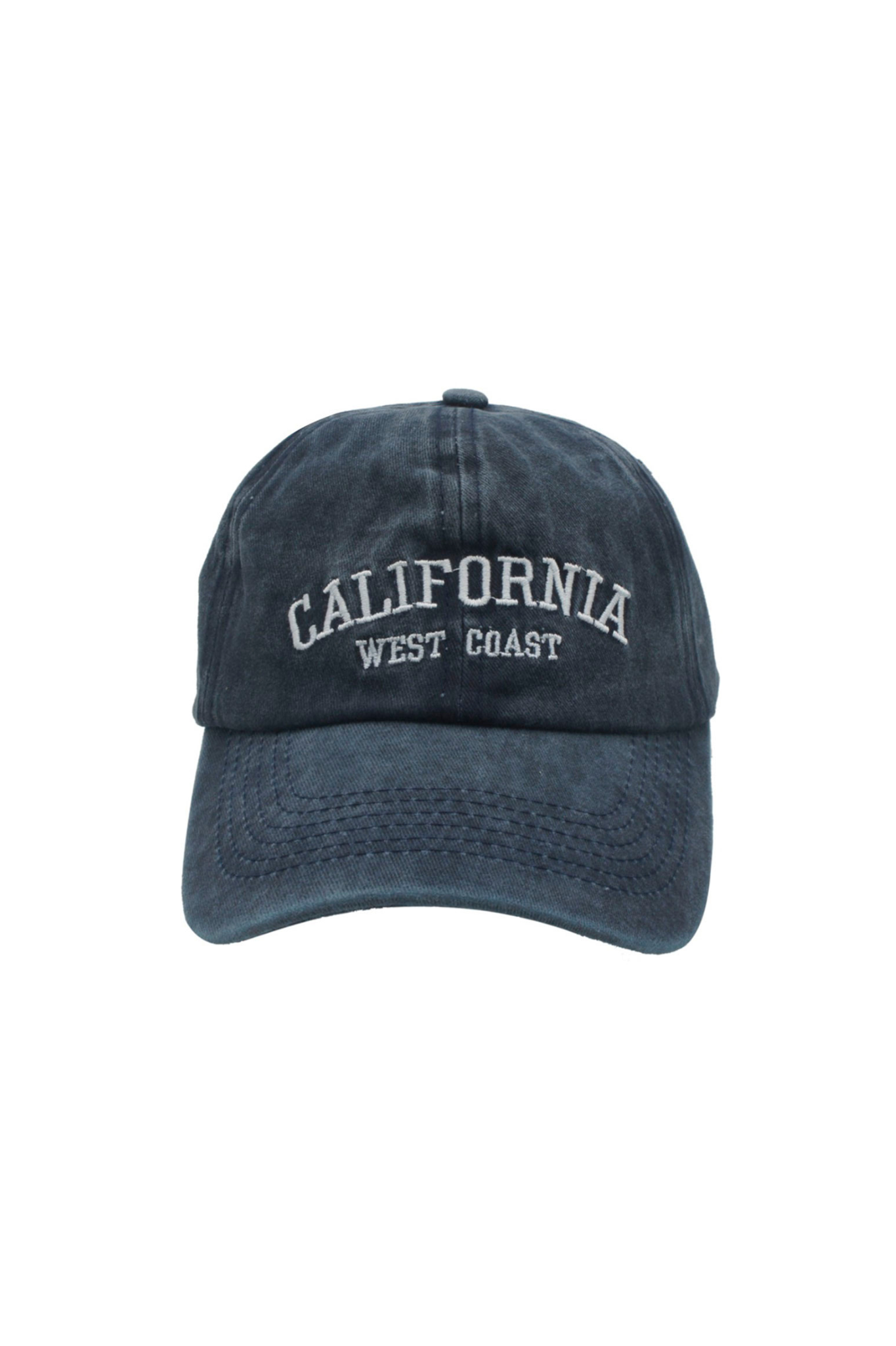 California West Coast Washed Cap in Navy