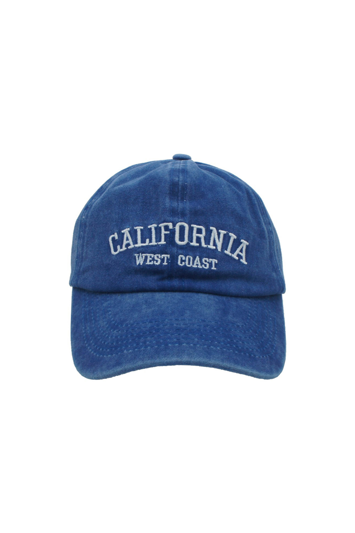 California West Coast Washed Cap in Royal Blue