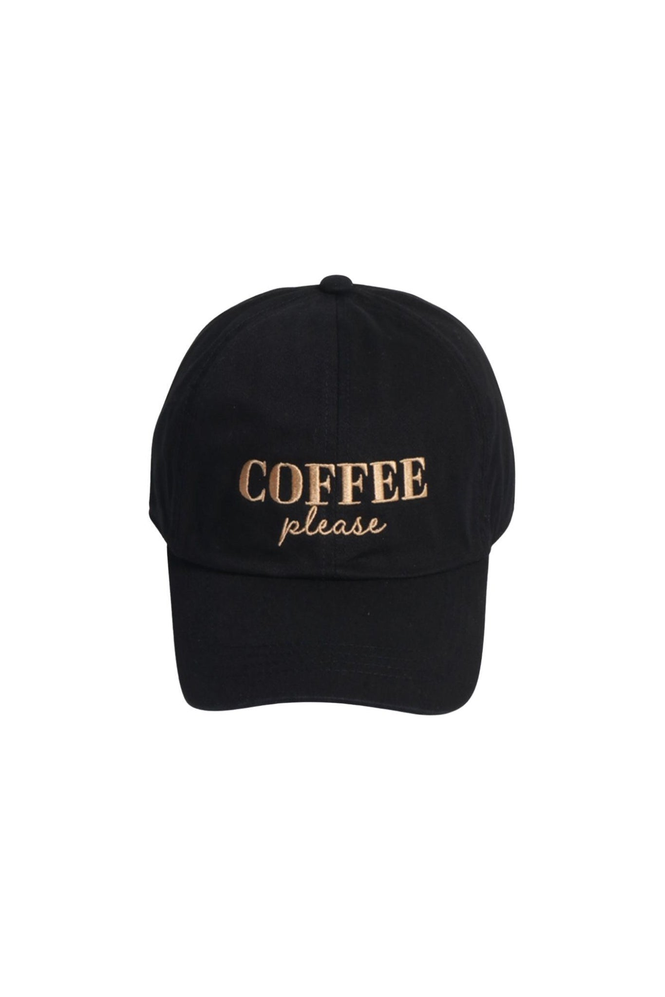Embrace coastal charm with Larrea Cove's Coffee Please Hat in black, a chic accessory from our new arrivals collection.