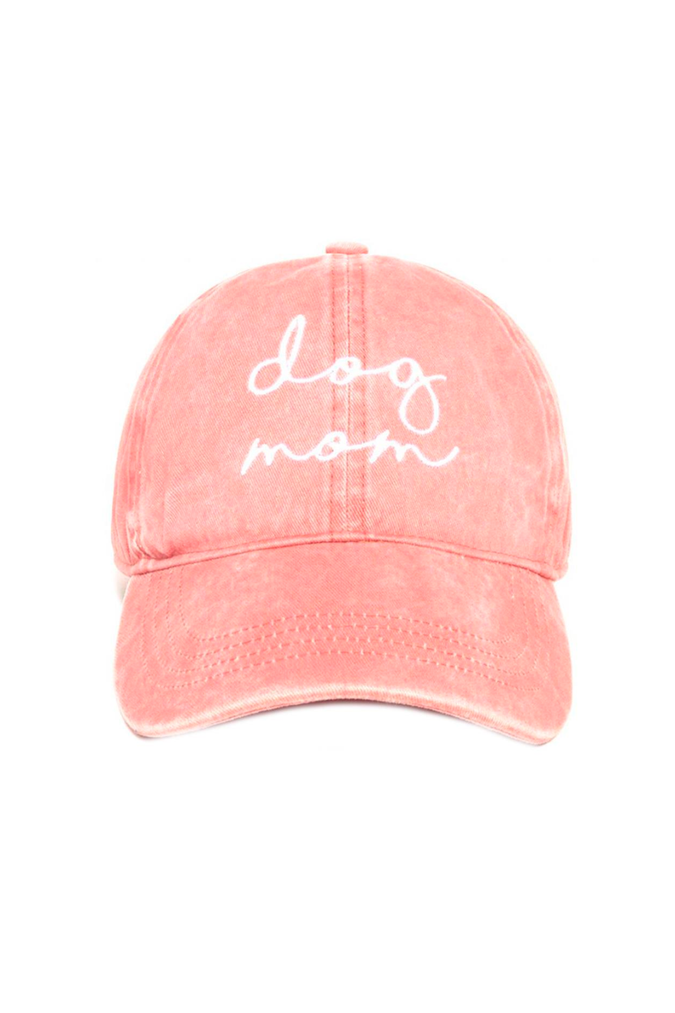 View 1 of Dog Mom Cap in Coral, a Hats from Larrea Cove. Detail:
Introducing the Dog Mom Cap in Cor...