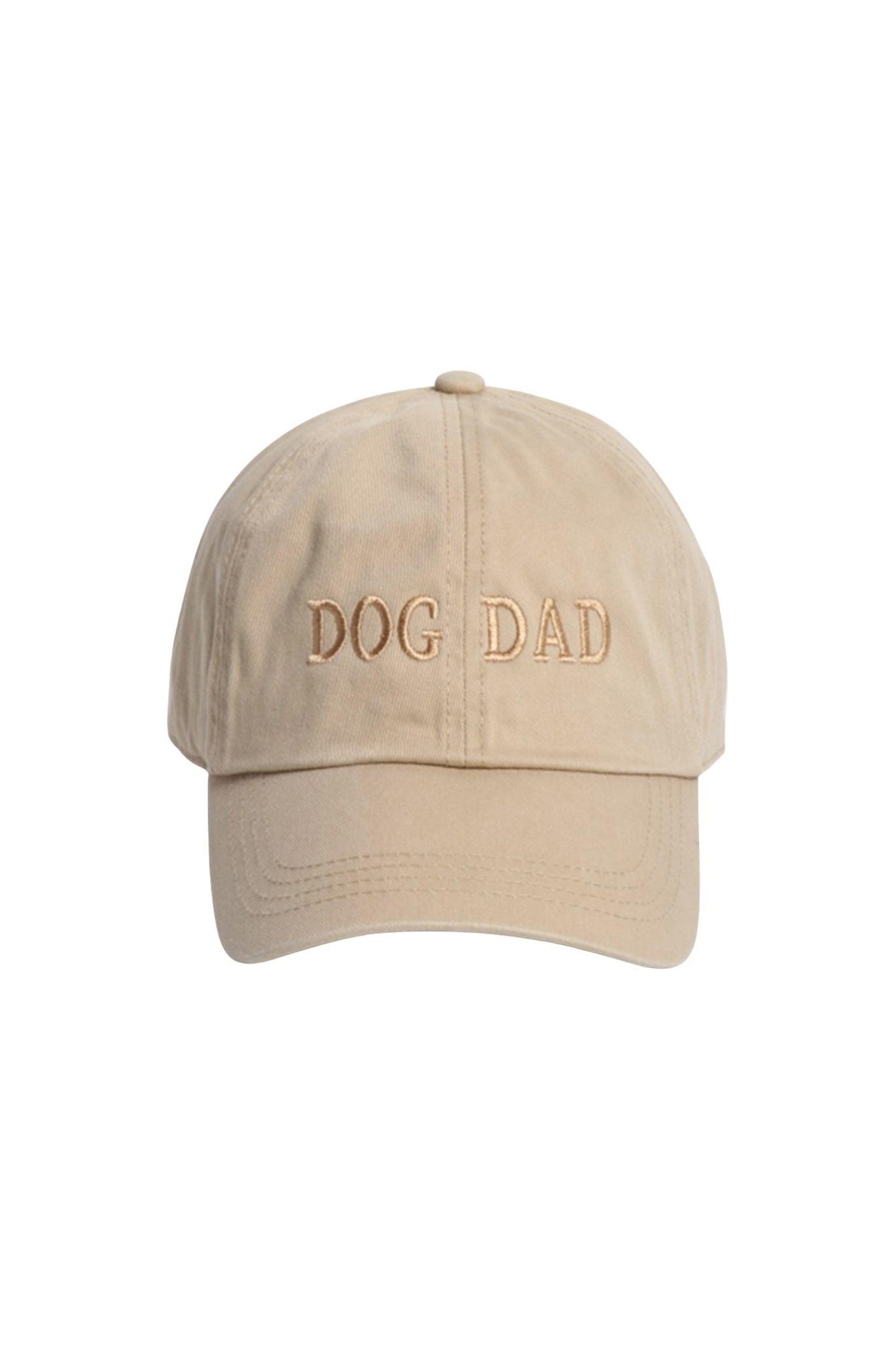 Embrace a coastal vibe with Larrea Cove's Dog Dad vintage wash hat in sand, a chic addition to summer accessories.