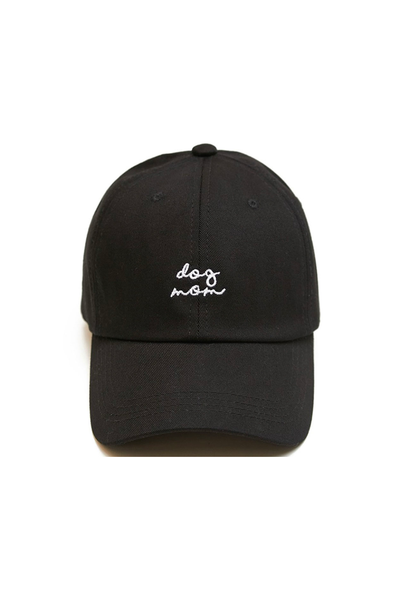 Dog Mom Hat in Black