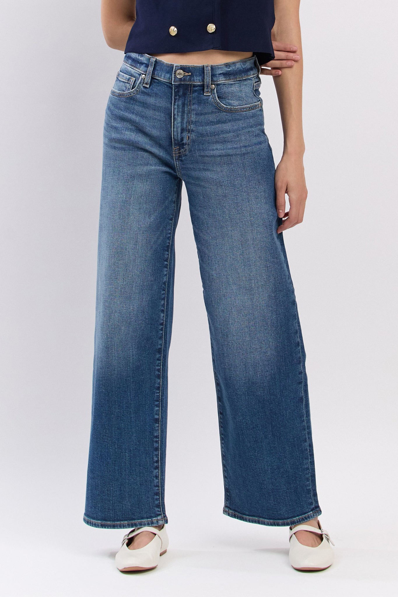 Eunina Brit Wide Leg in Bloom