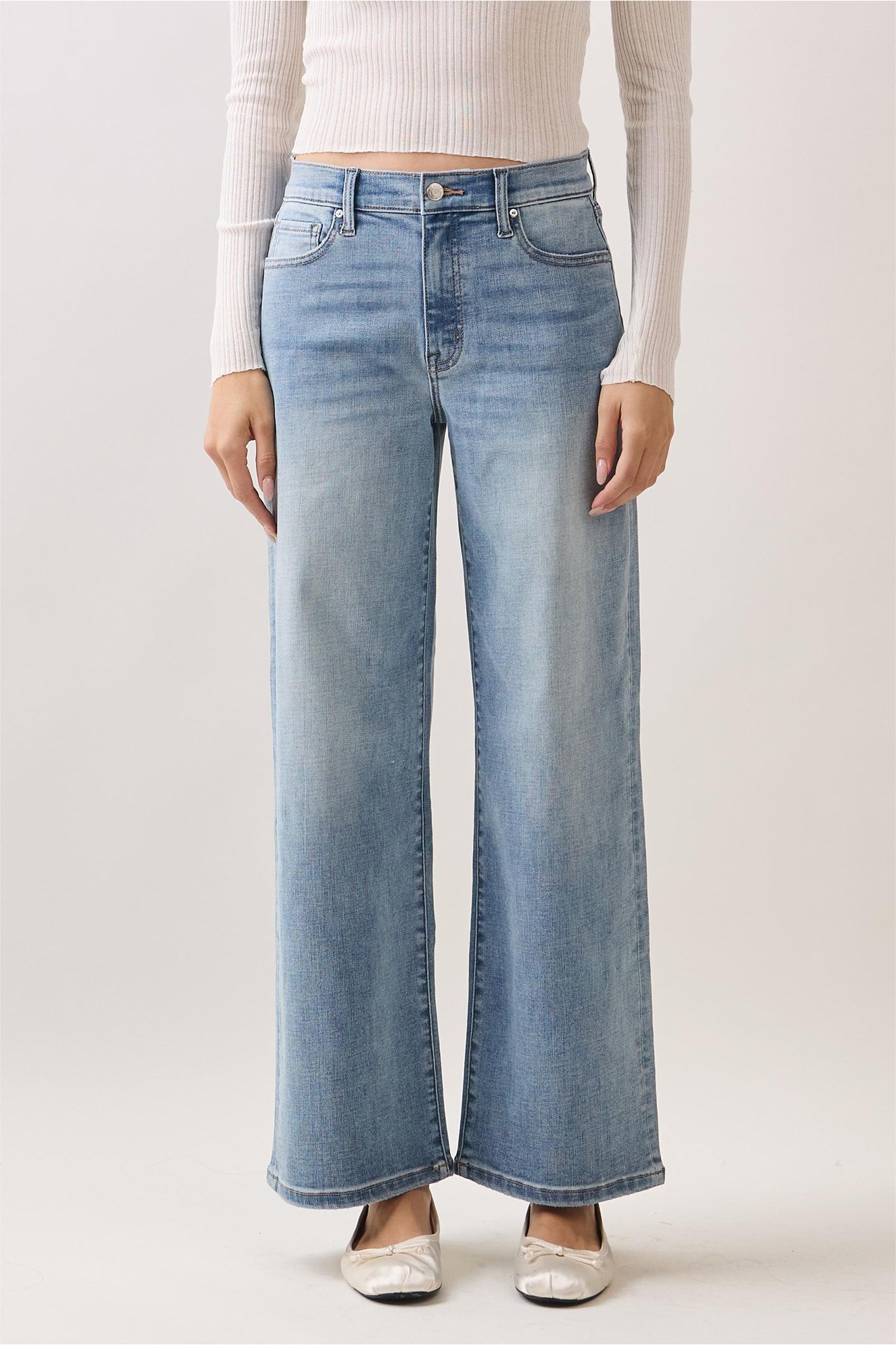 Eunina Brit Wide Leg Jeans in Prescott