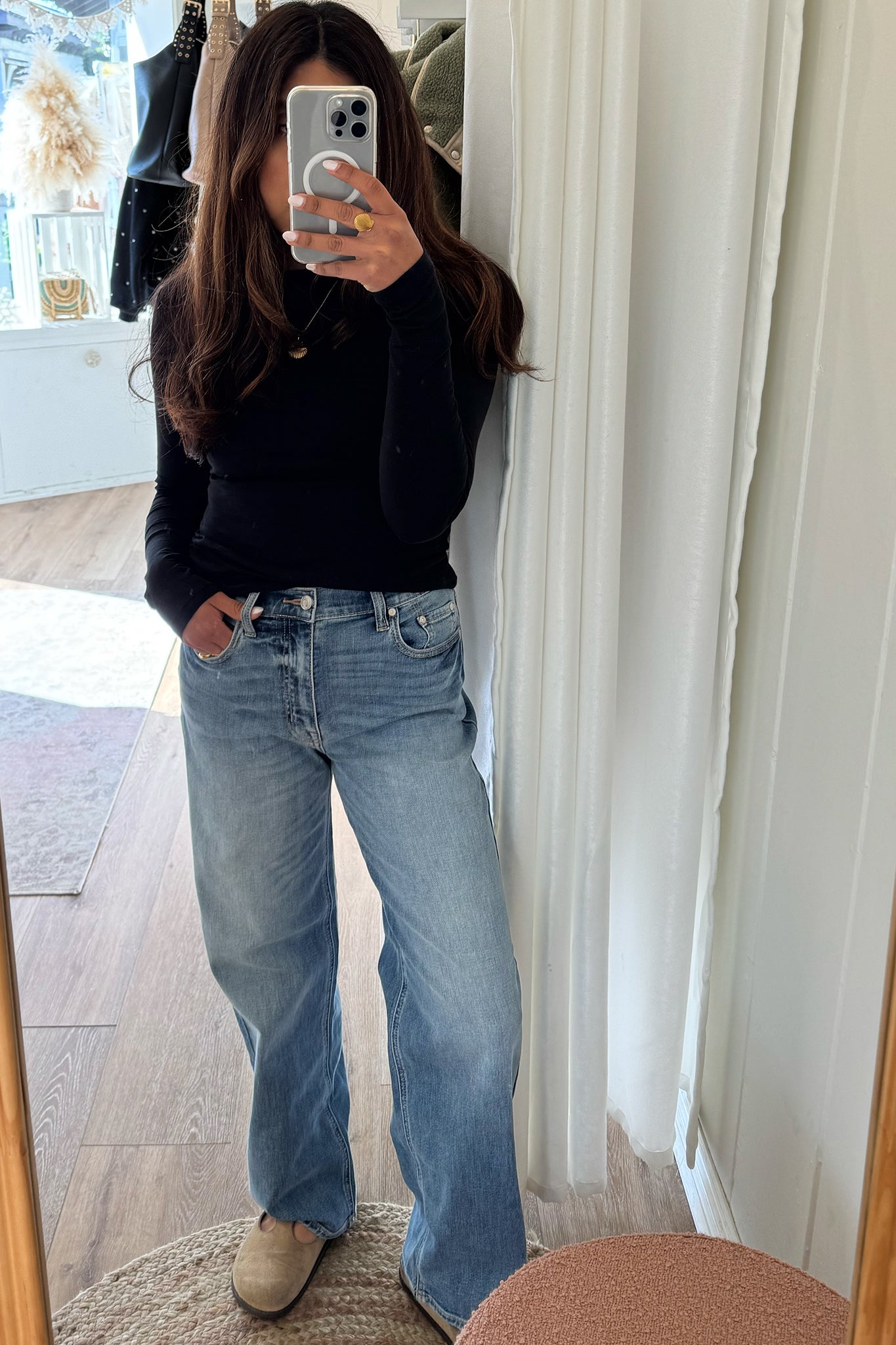 Eunina Ryder Baggy Jeans in Outpost