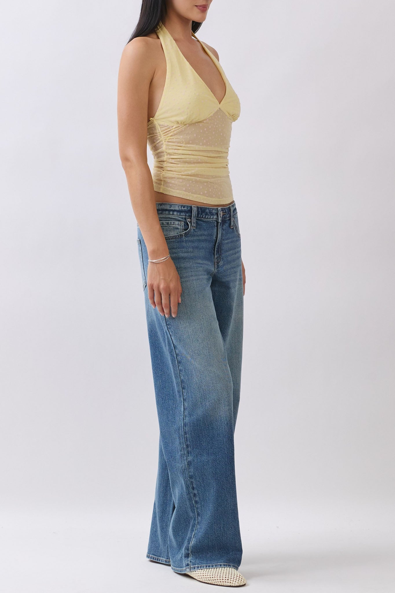 Eunina Vesper Relaxed Wide Leg Jeans in Sundown