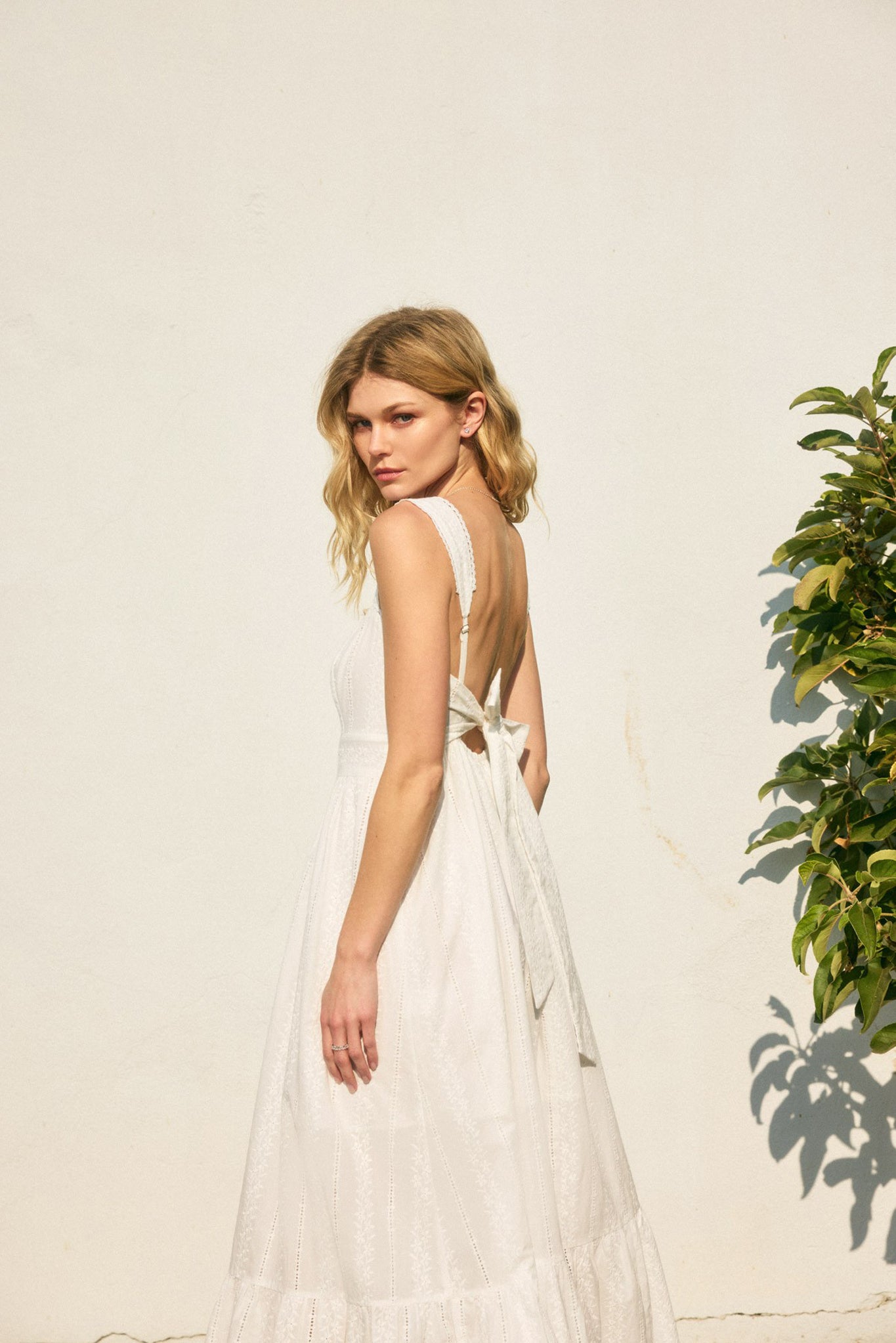 Saltbloom Eyelet Maxi Dress