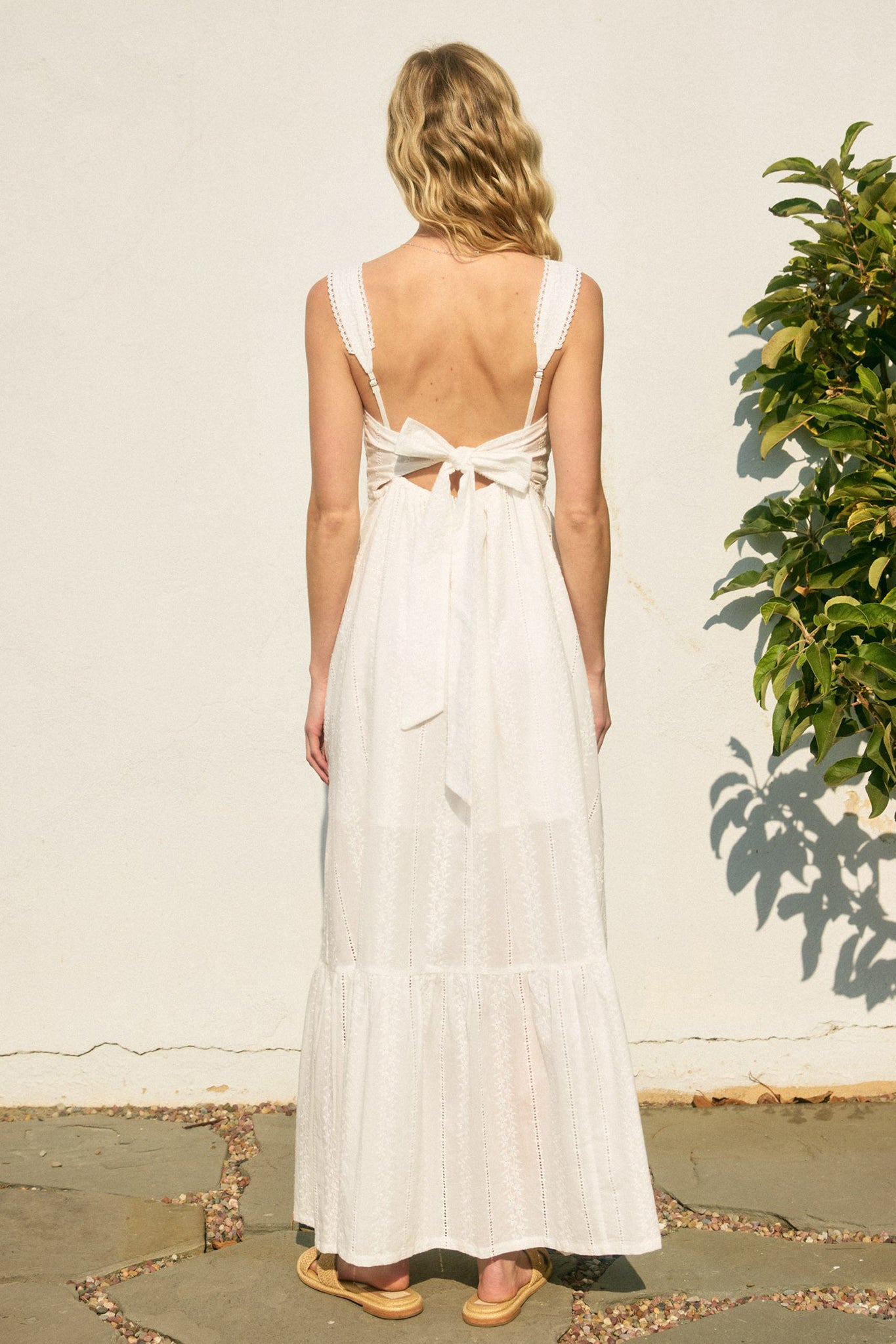 Saltbloom Eyelet Maxi Dress