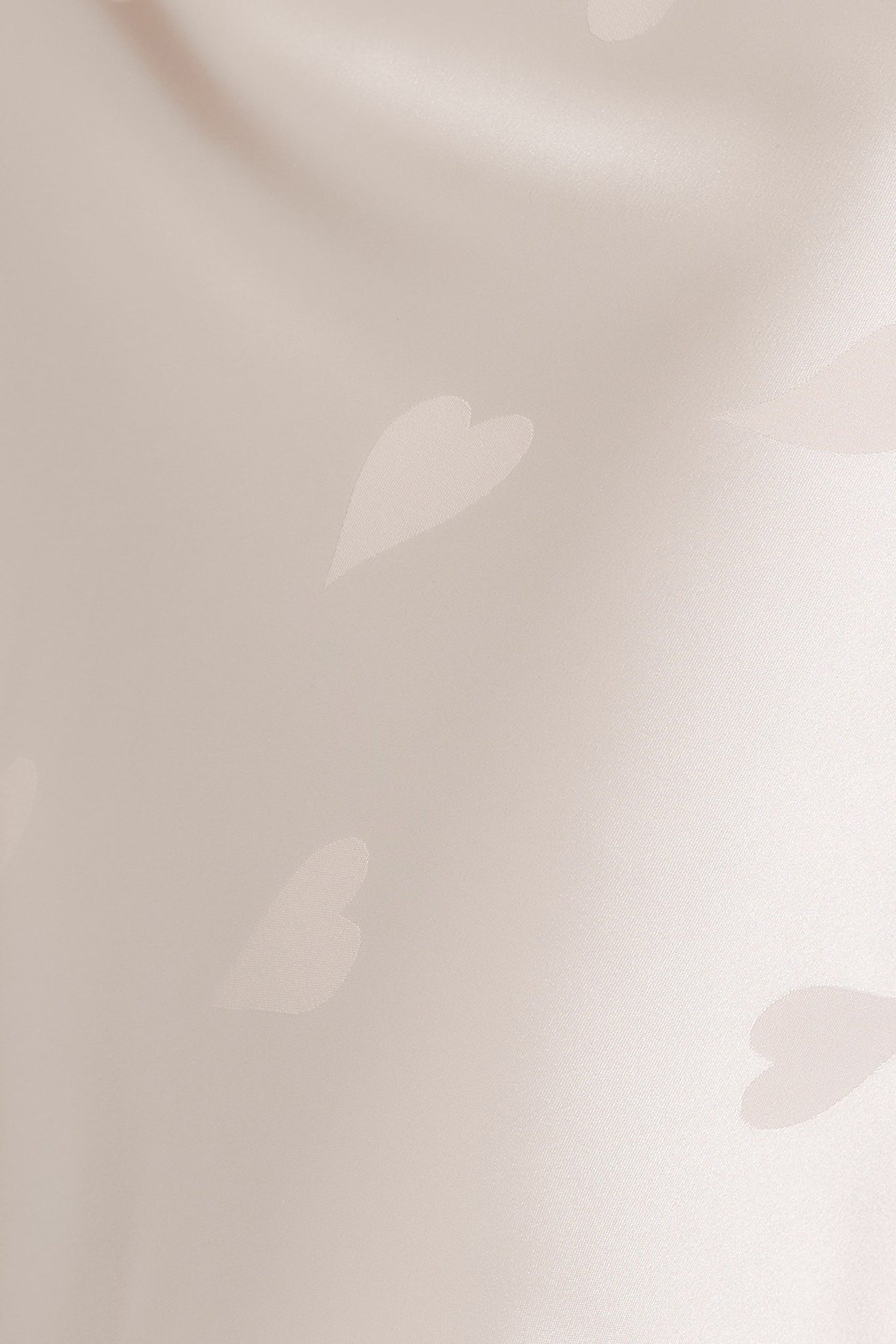 Hearts Satin Maxi Skirt