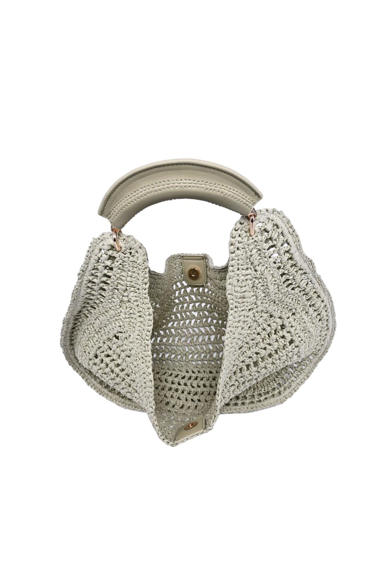 Marisol Crochet Hobo Bag in Sage