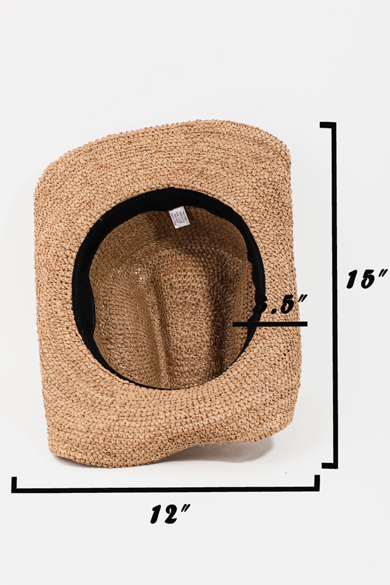 Raffia Straw Braided Hat