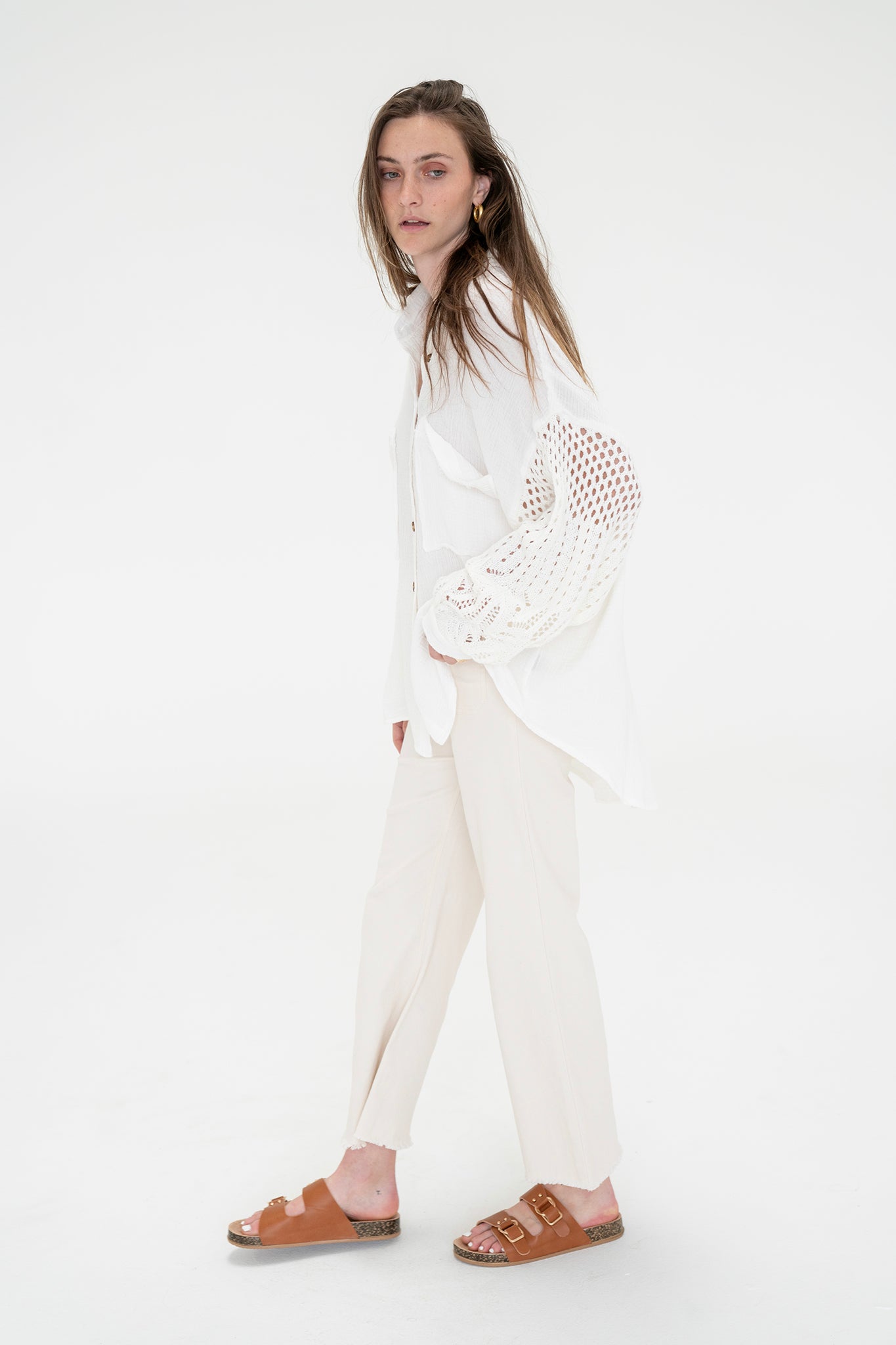 Wisteria Cardigan in Off White
