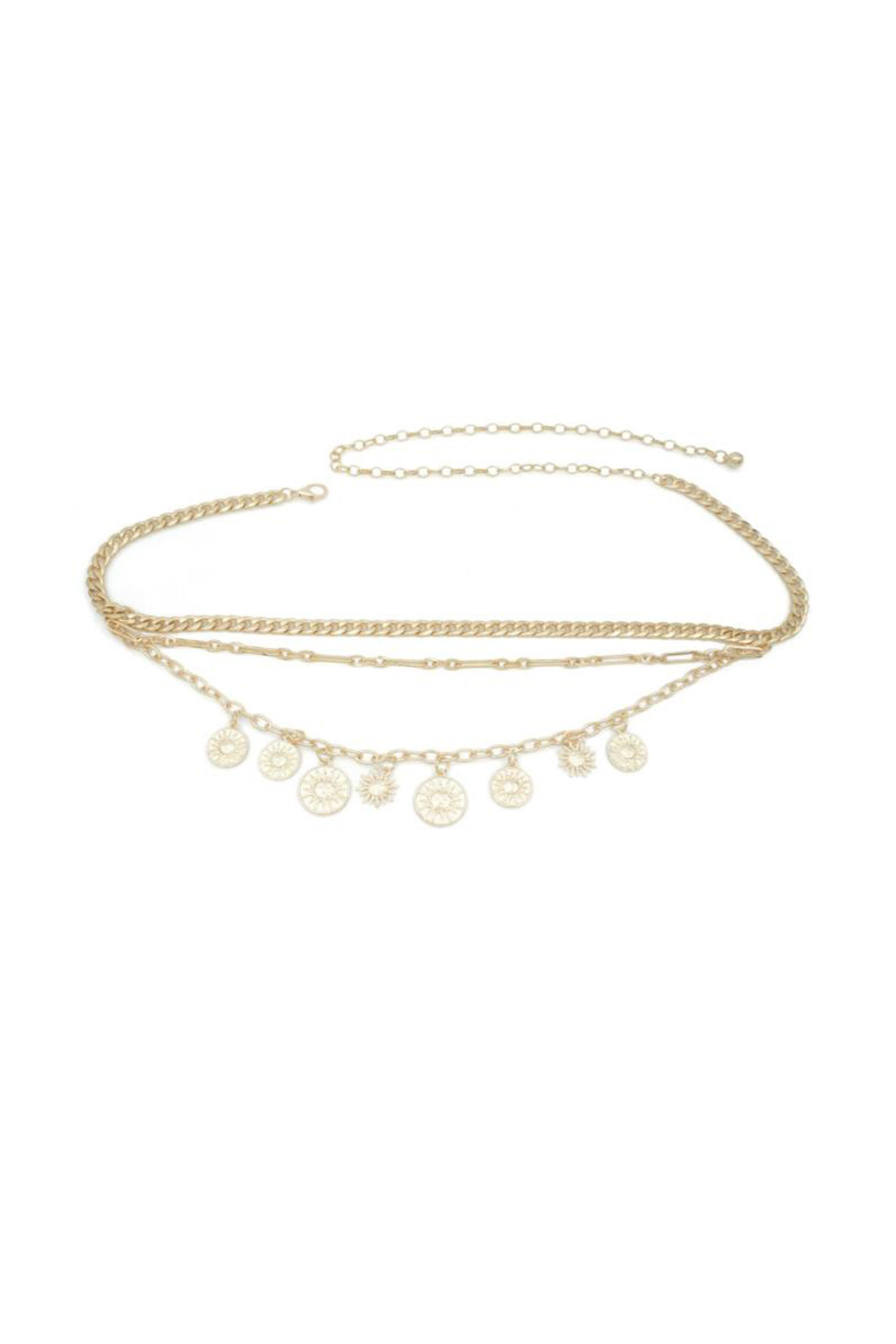 Sol Charm Double Chain Belt