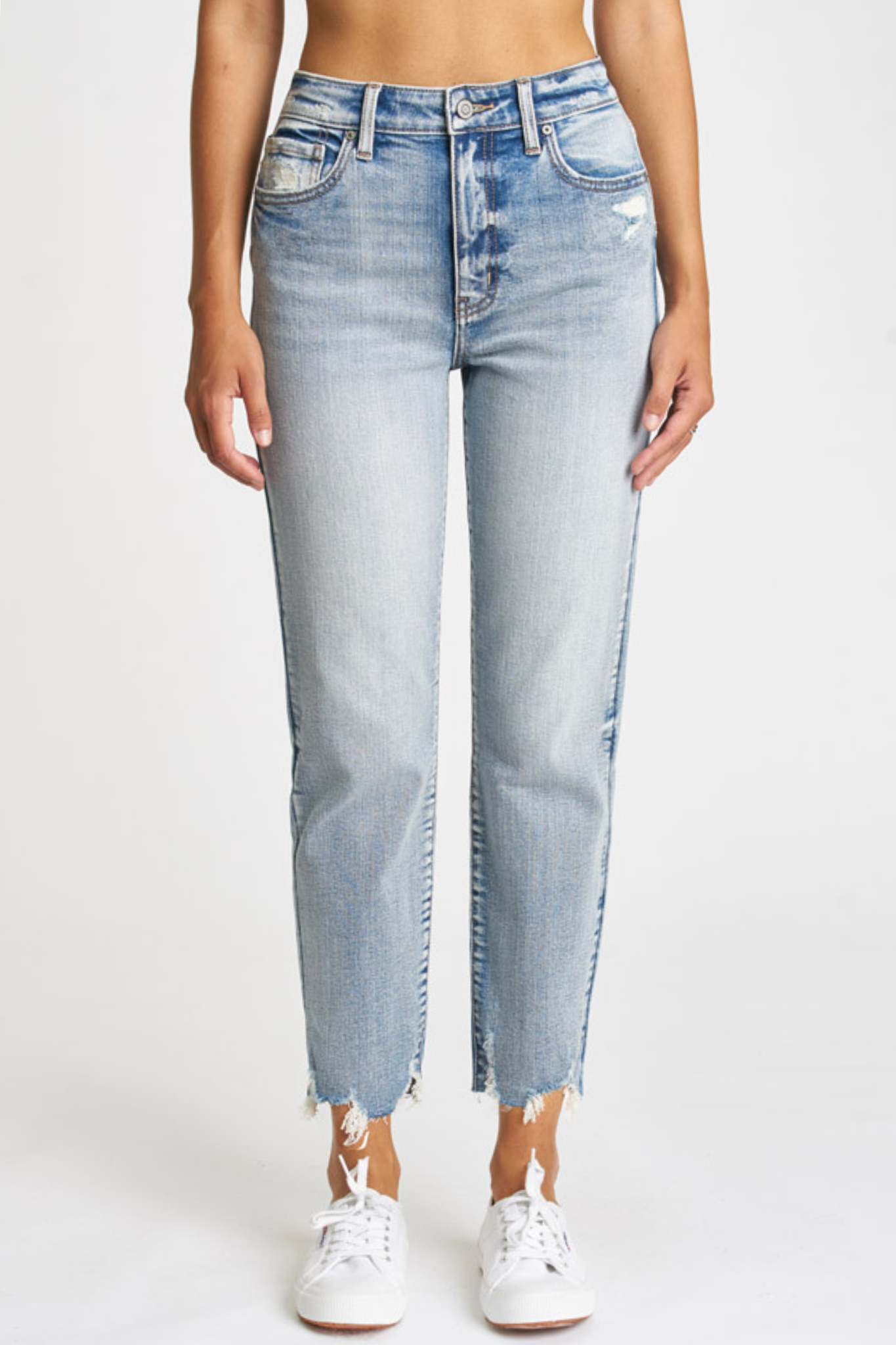 Eunina Tobi Mom Jeans in Doum