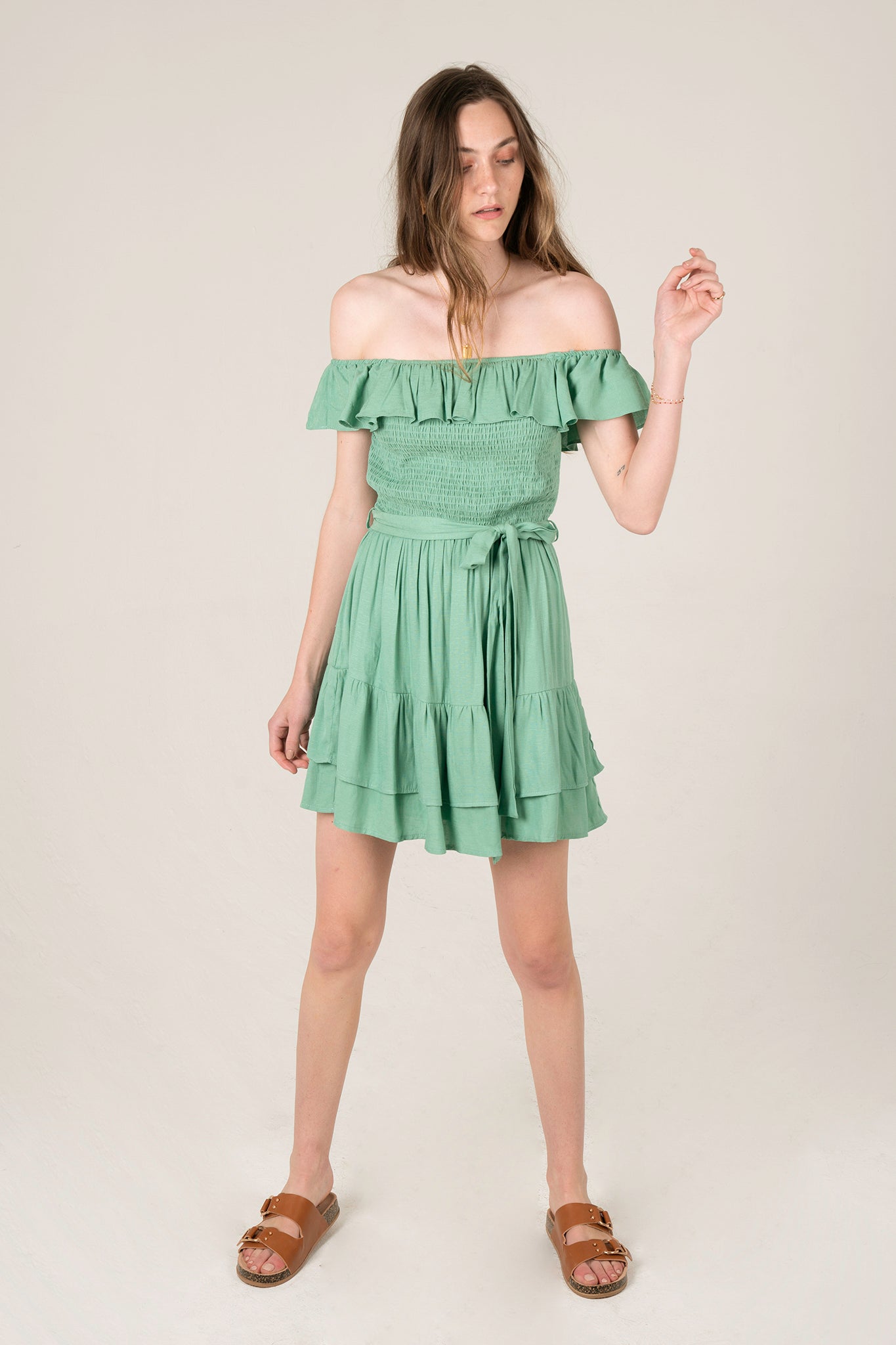 View 1 of Shale Smock Dress, a Dresses from Larrea Cove. Detail:
Be ready to take your s...