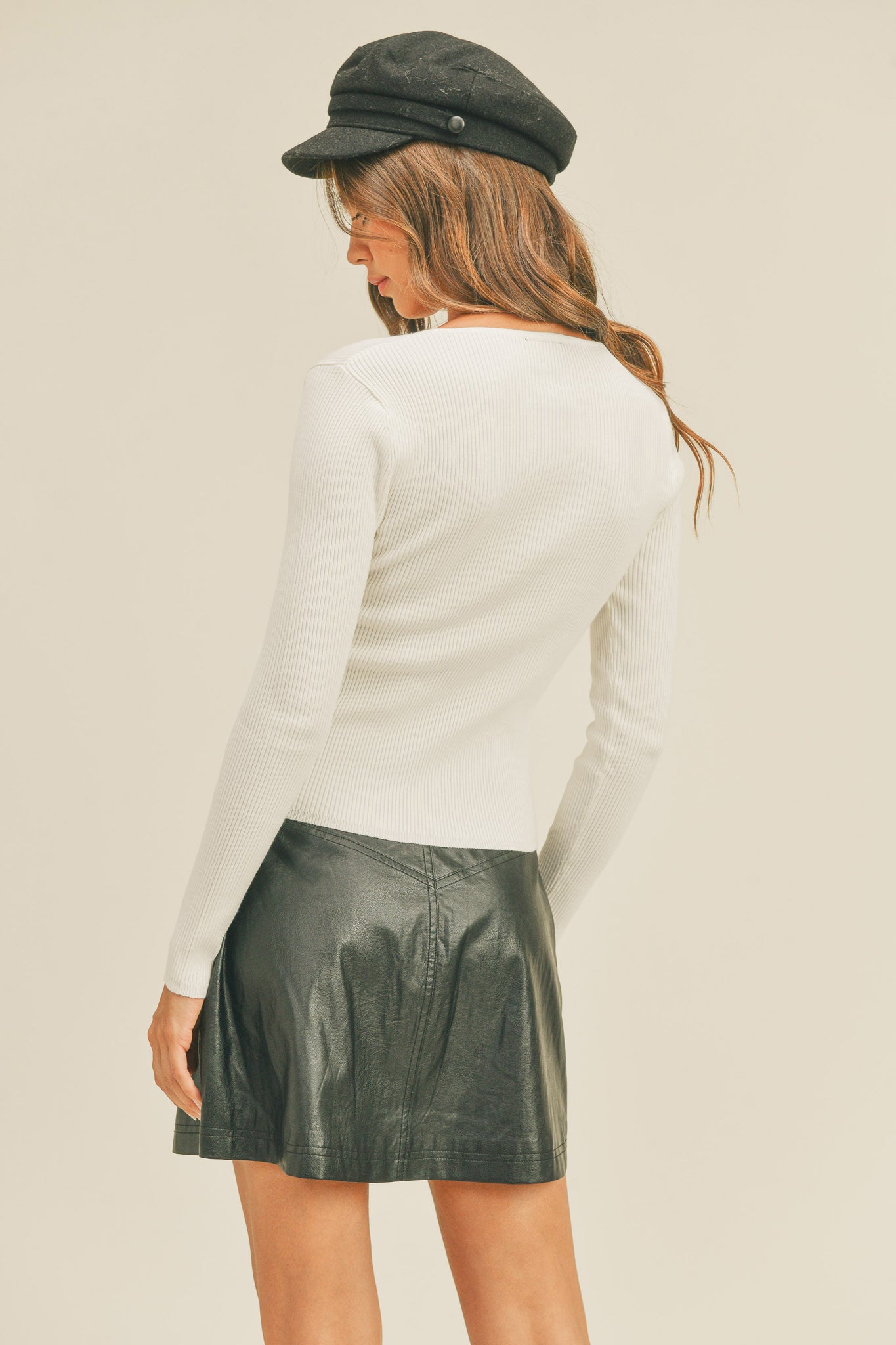 View 5 of Kala Long Sleeve Top, a Tops from Larrea Cove. Detail: .