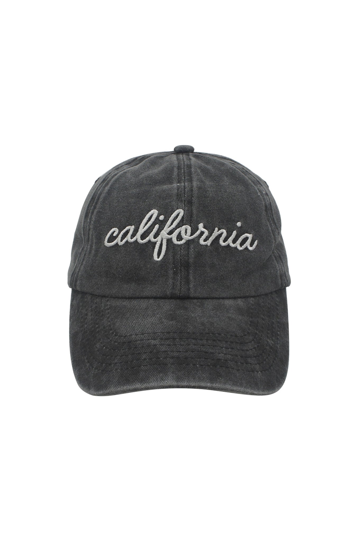 California Baseball Hat in Black