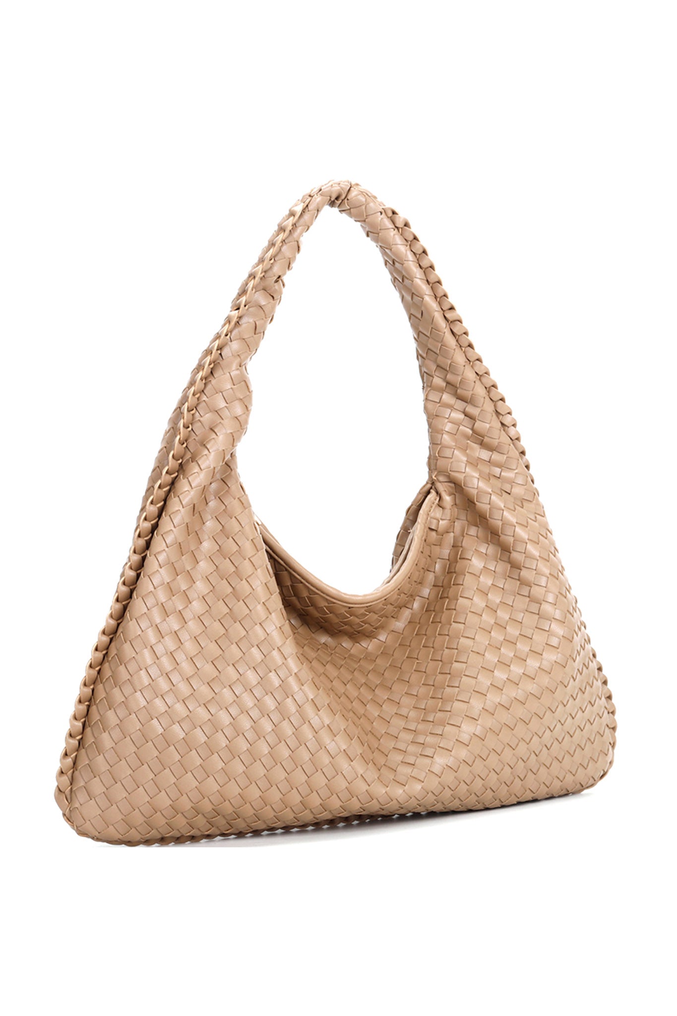 Woven Hobo in Beige