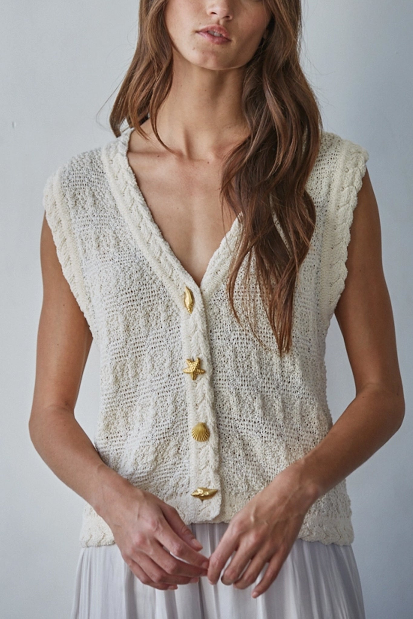 Seaside Treasure Knit Vest