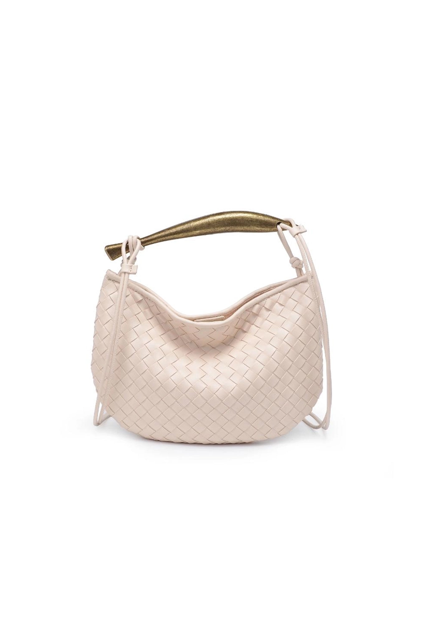 Uma Woven Crossbody in Oatmilk