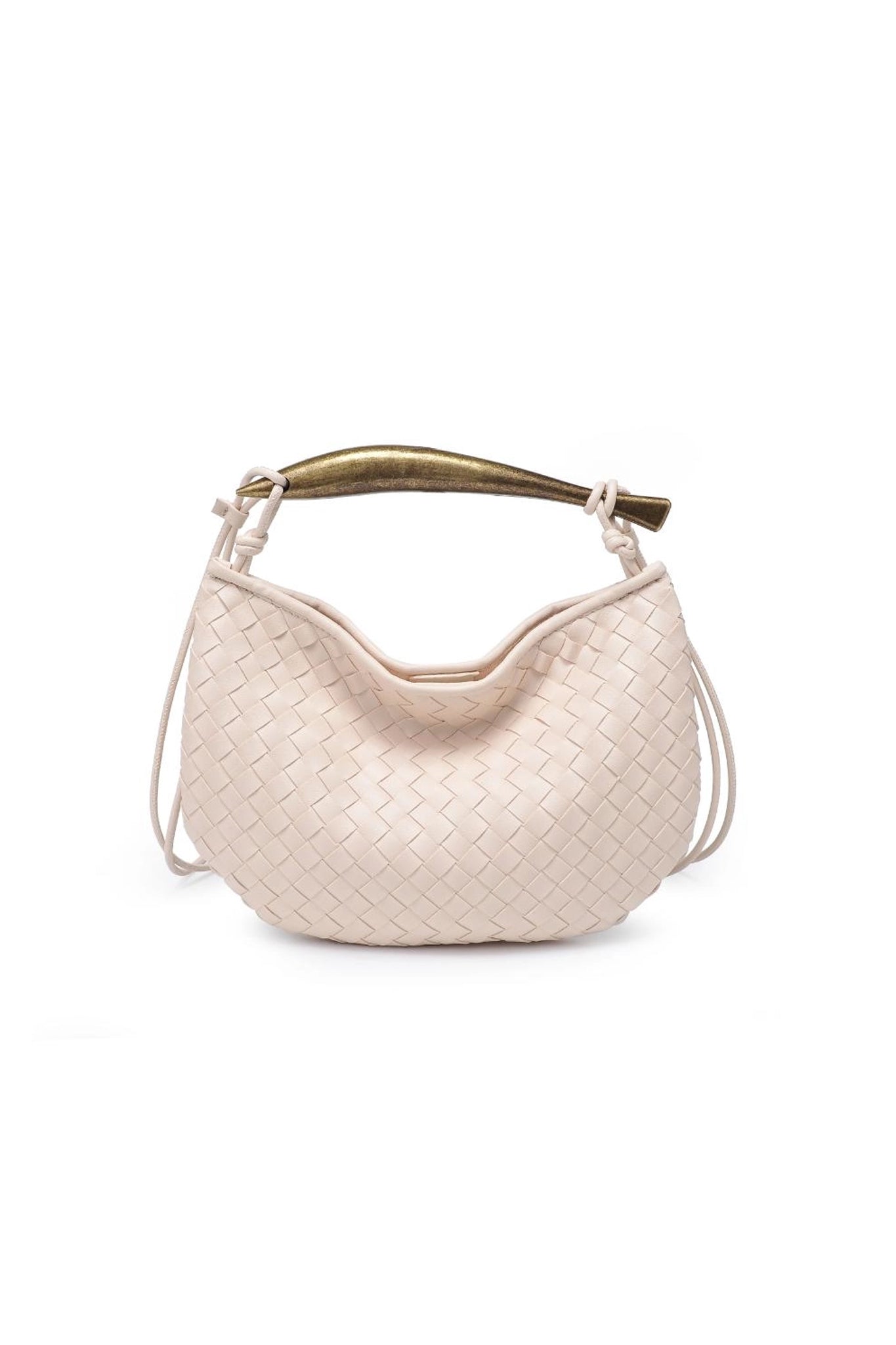 Uma Woven Crossbody in Oatmilk