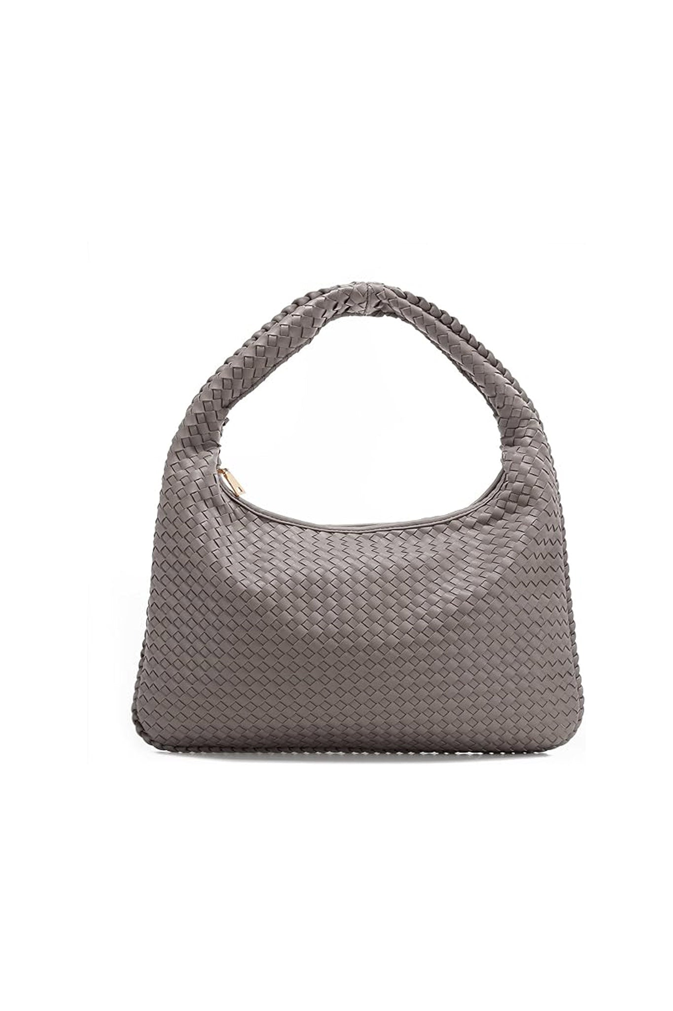 Woven Hobo in Grey