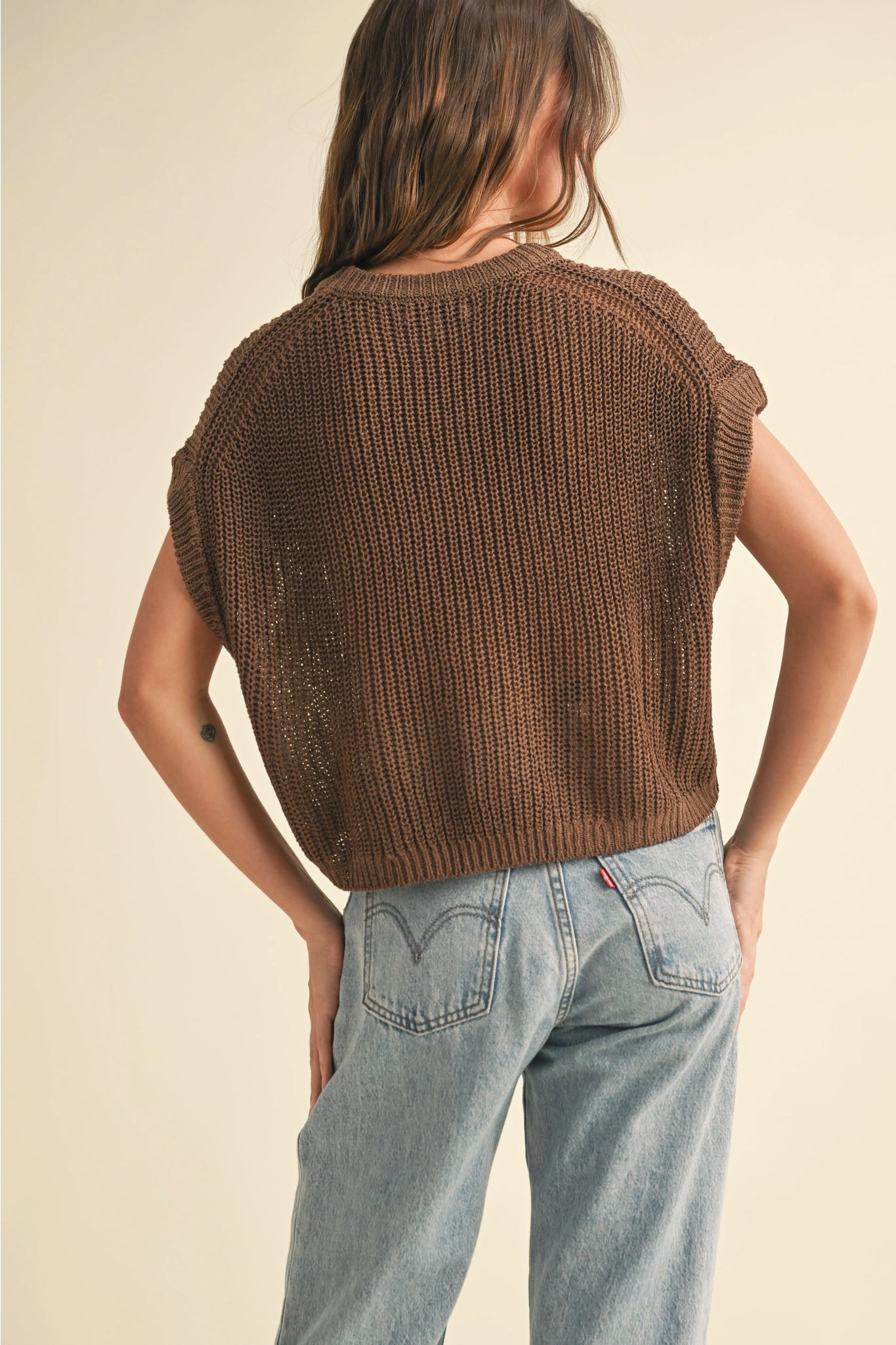 Dolman Sleeve Knit Top