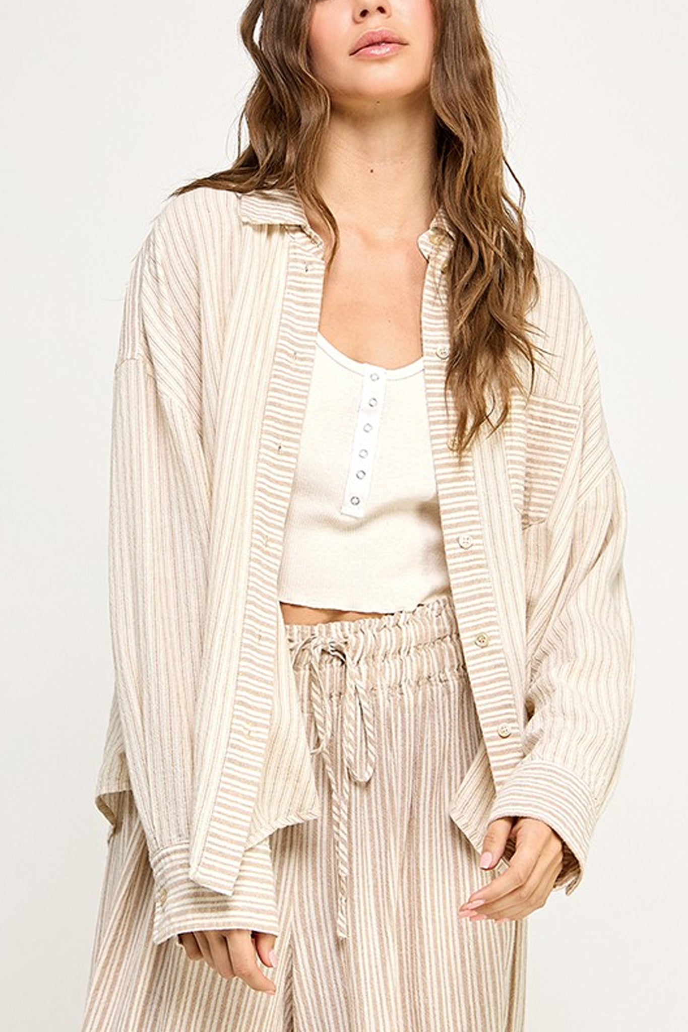Soft Washed Stripe Shirt