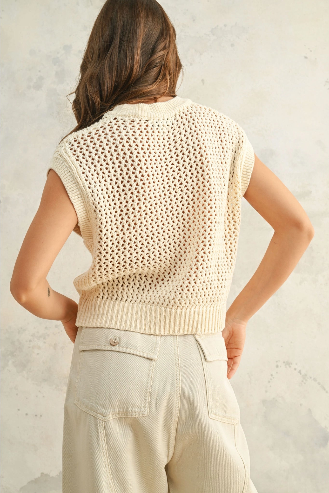 Crochet Knit Top