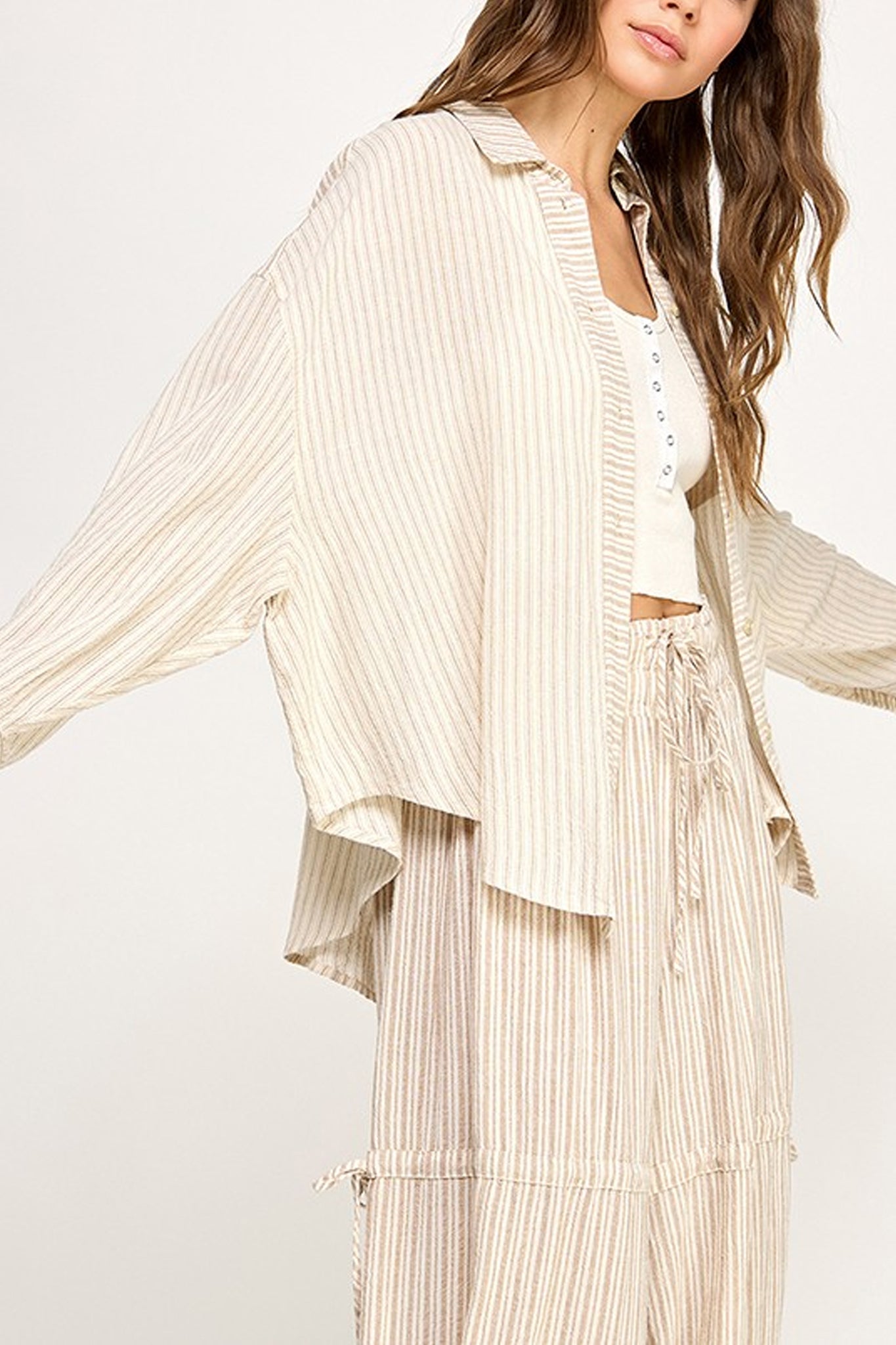 Soft Washed Stripe Shirt