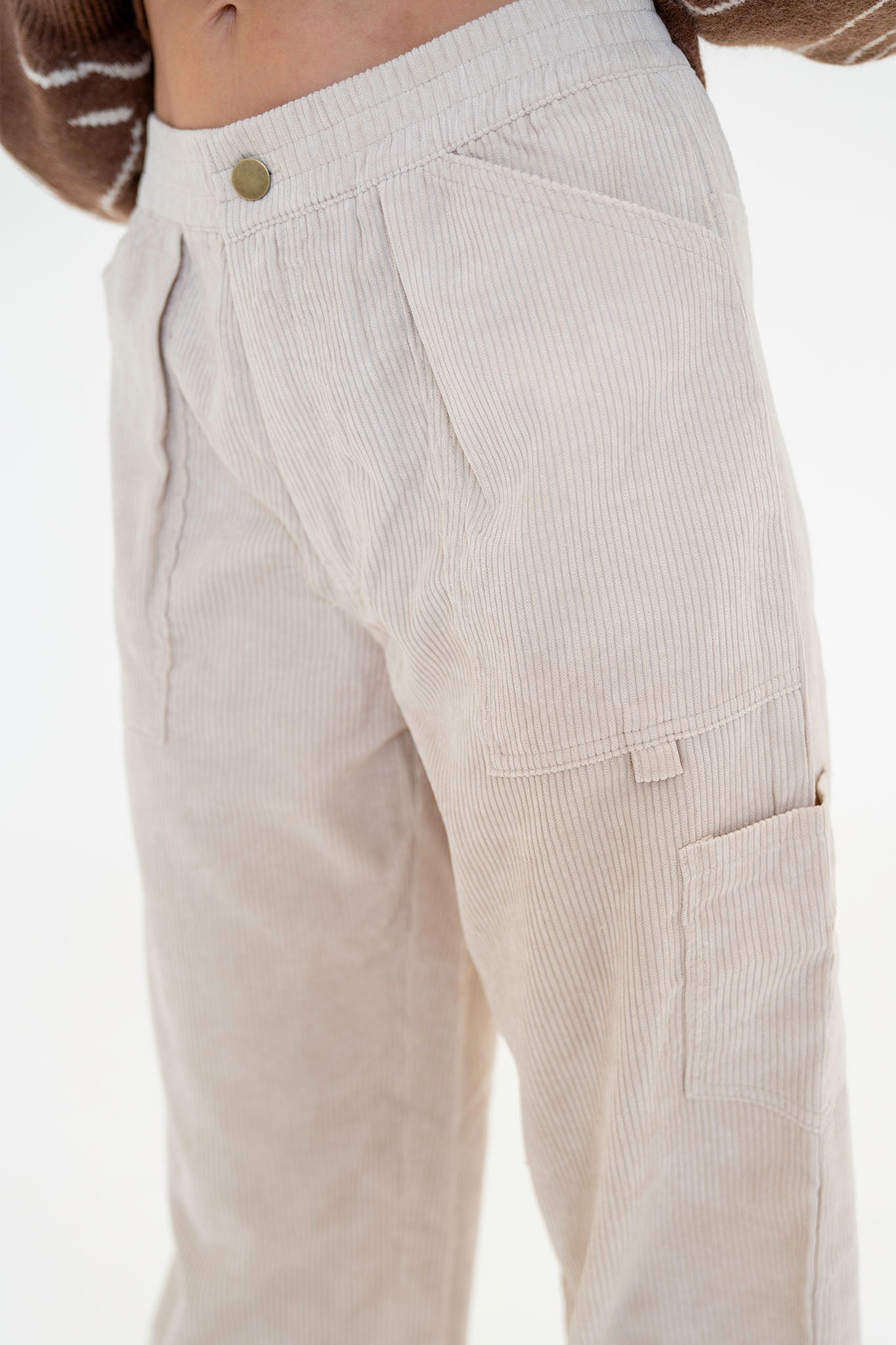 View 5 of Corduroy Cargo Pants, a Pants from Larrea Cove. Detail: .