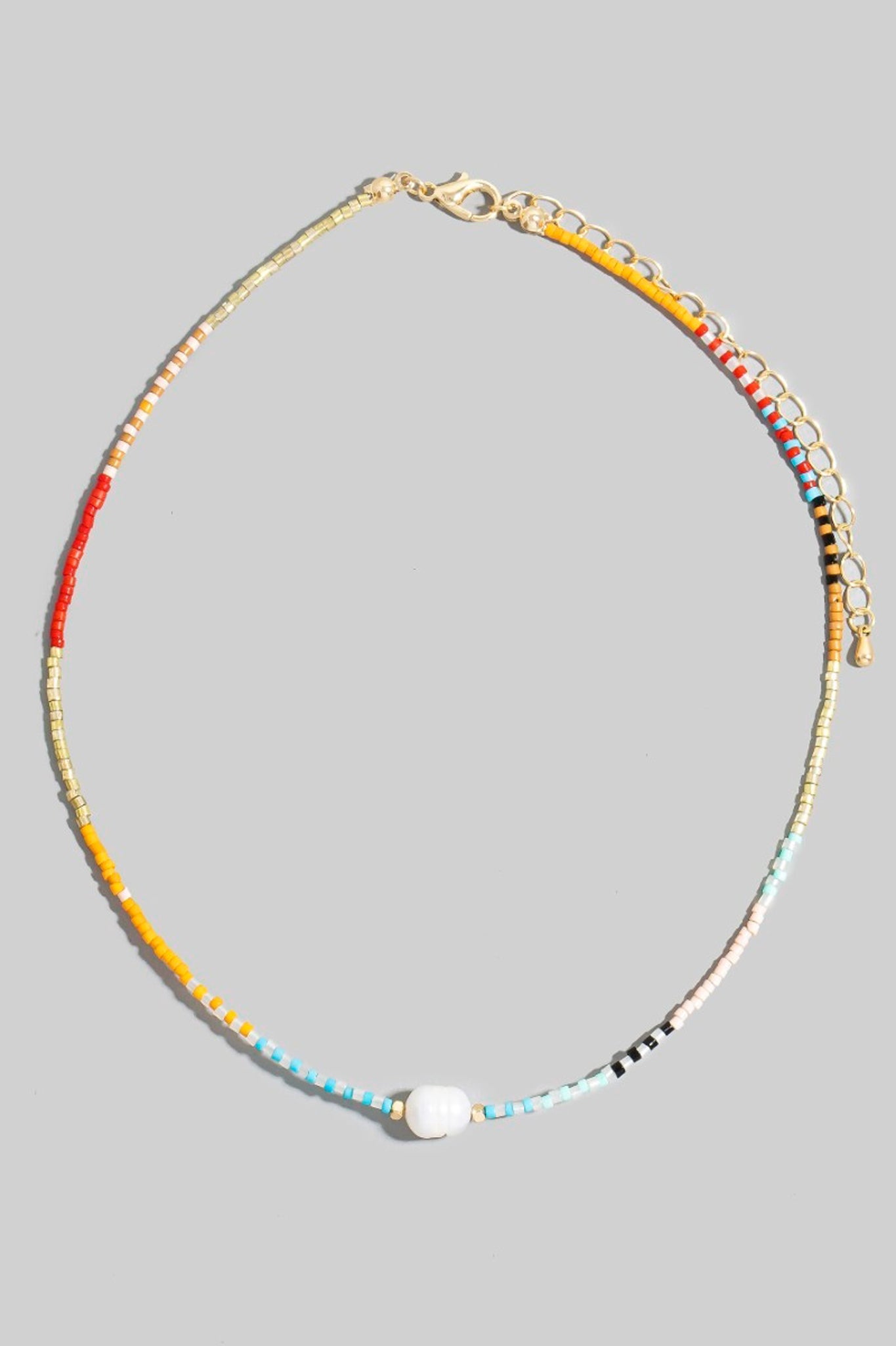 Dainty Pearl Beaded Necklace
