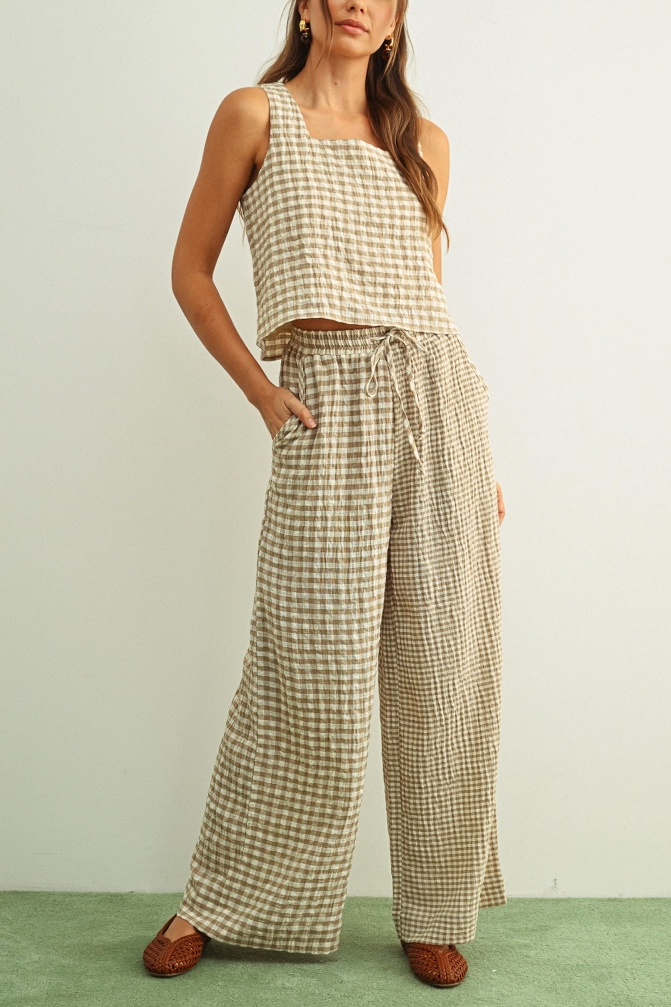 Desert Picnic Gingham Pants