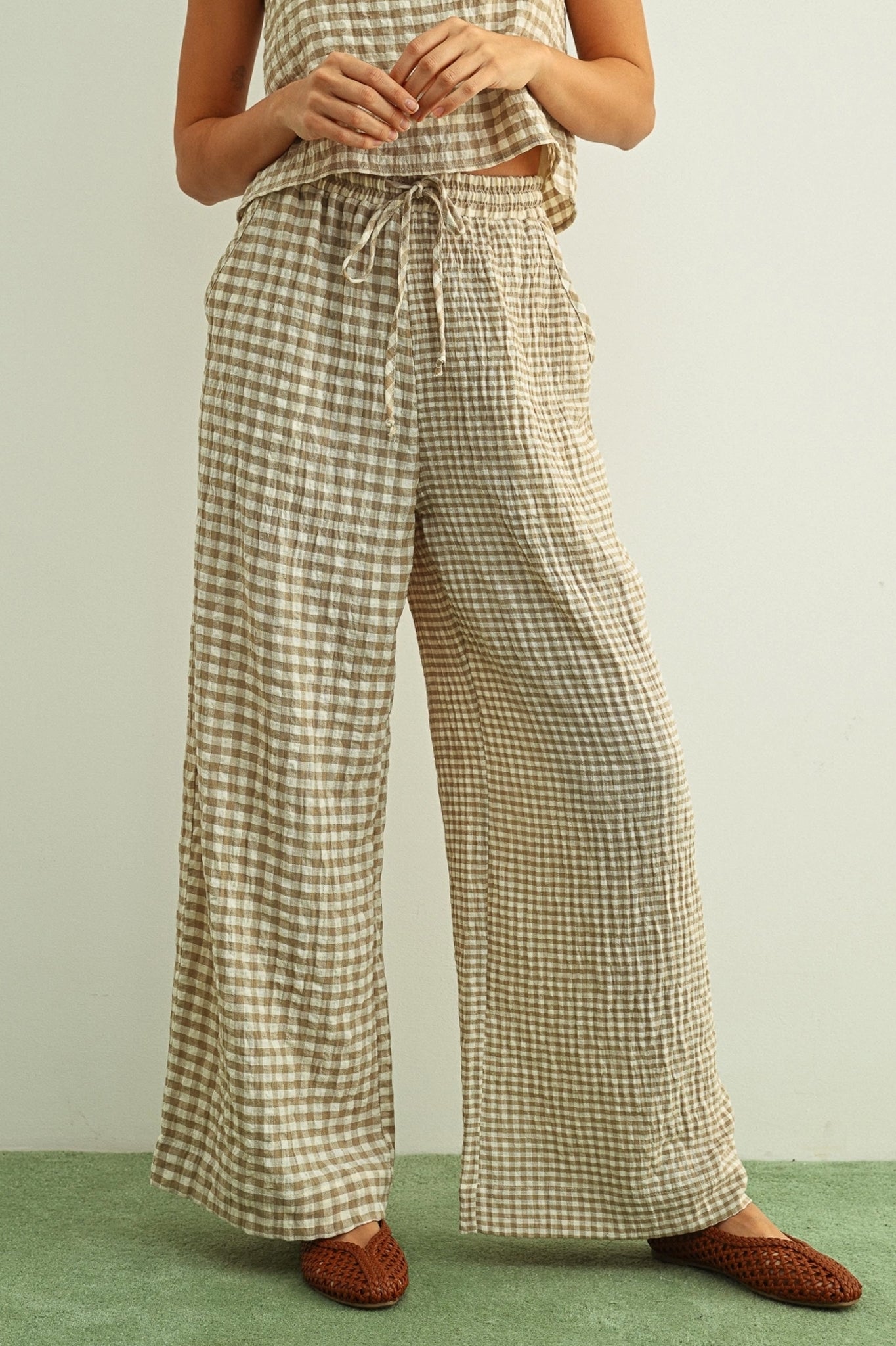 Desert Picnic Gingham Pants