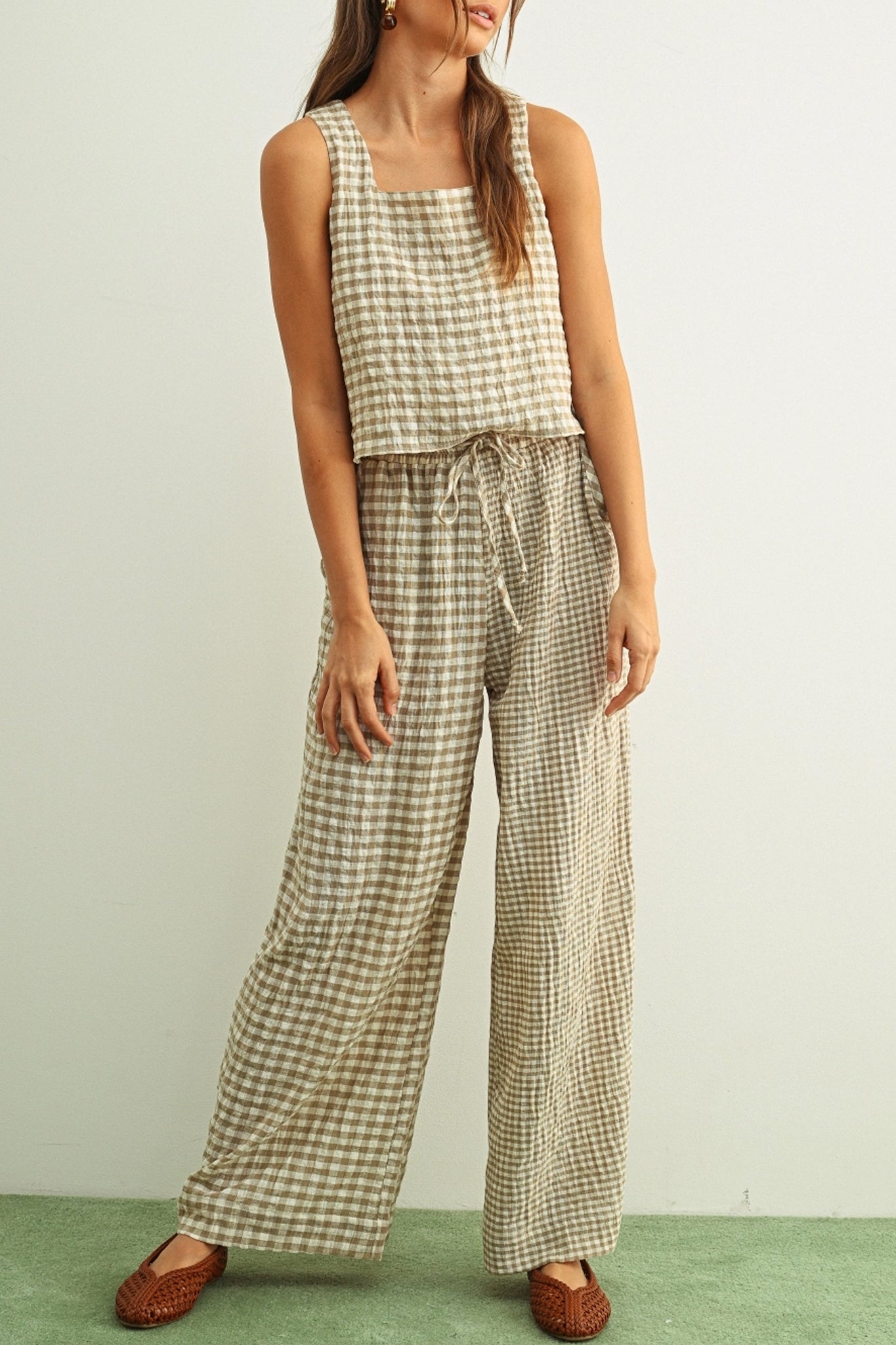 Desert Picnic Gingham Top
