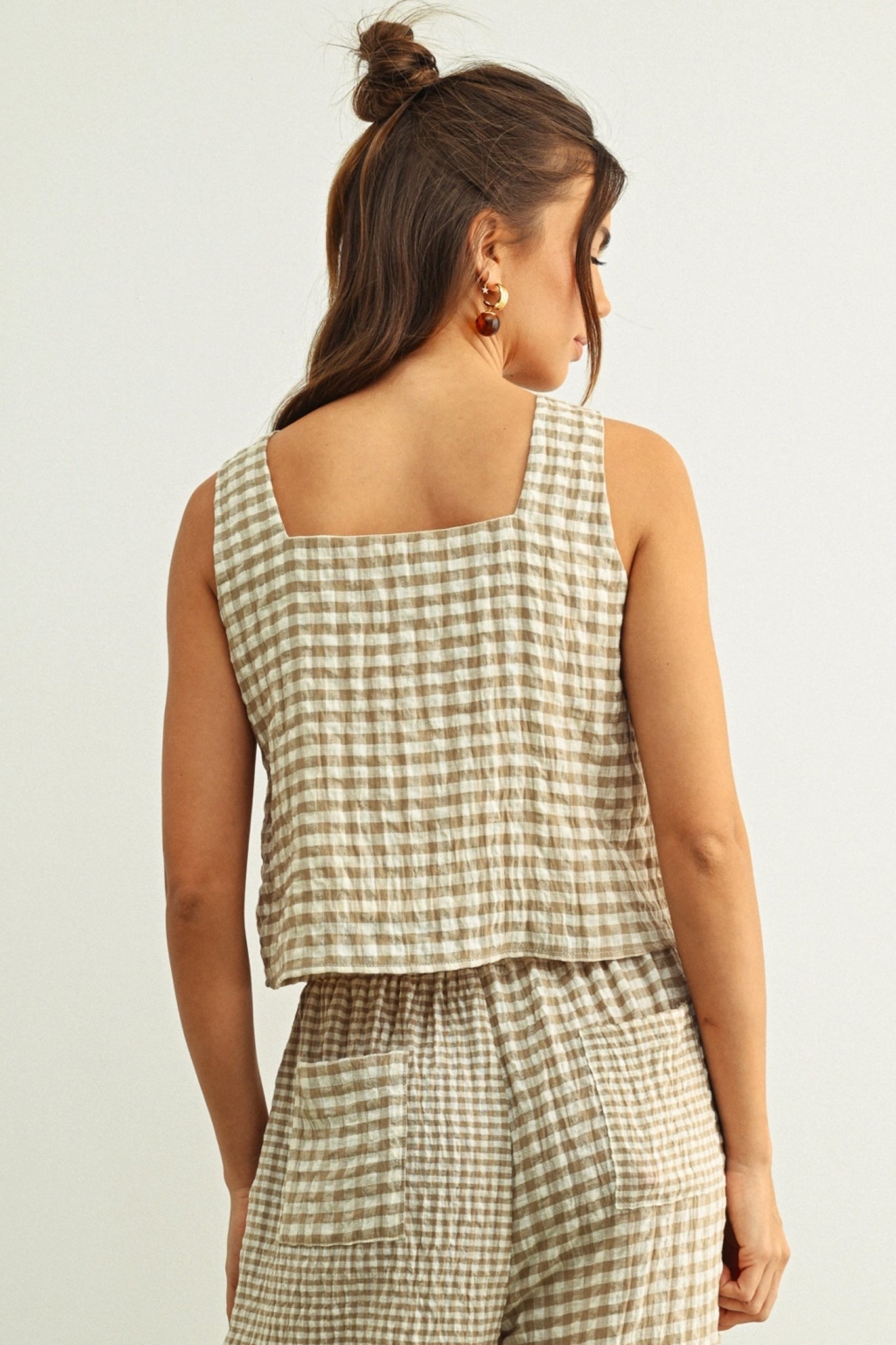 Desert Picnic Gingham Top